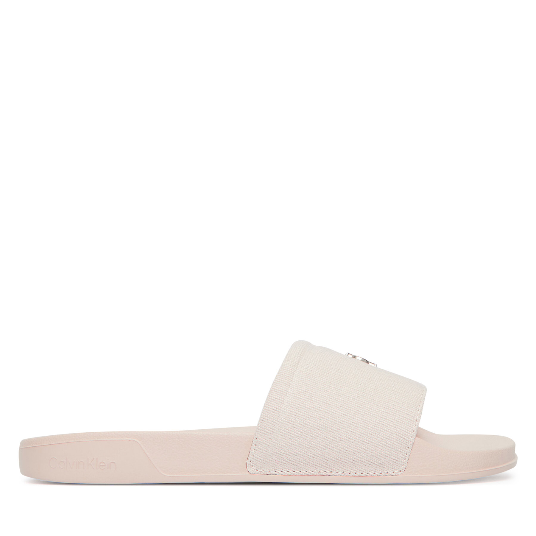 Šľapky Calvin Klein Ess Slide Canvas Hdw HW0HW02960 Béžová
