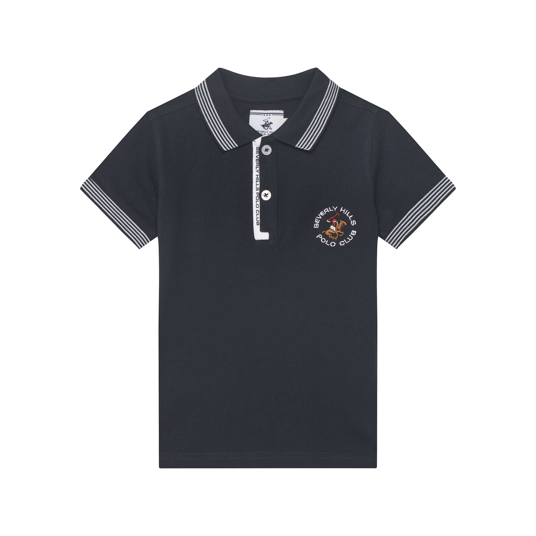 Beverly Hills Polo Club Polo P-SS26B-P424108 Σκούρο μπλε Regular Fit