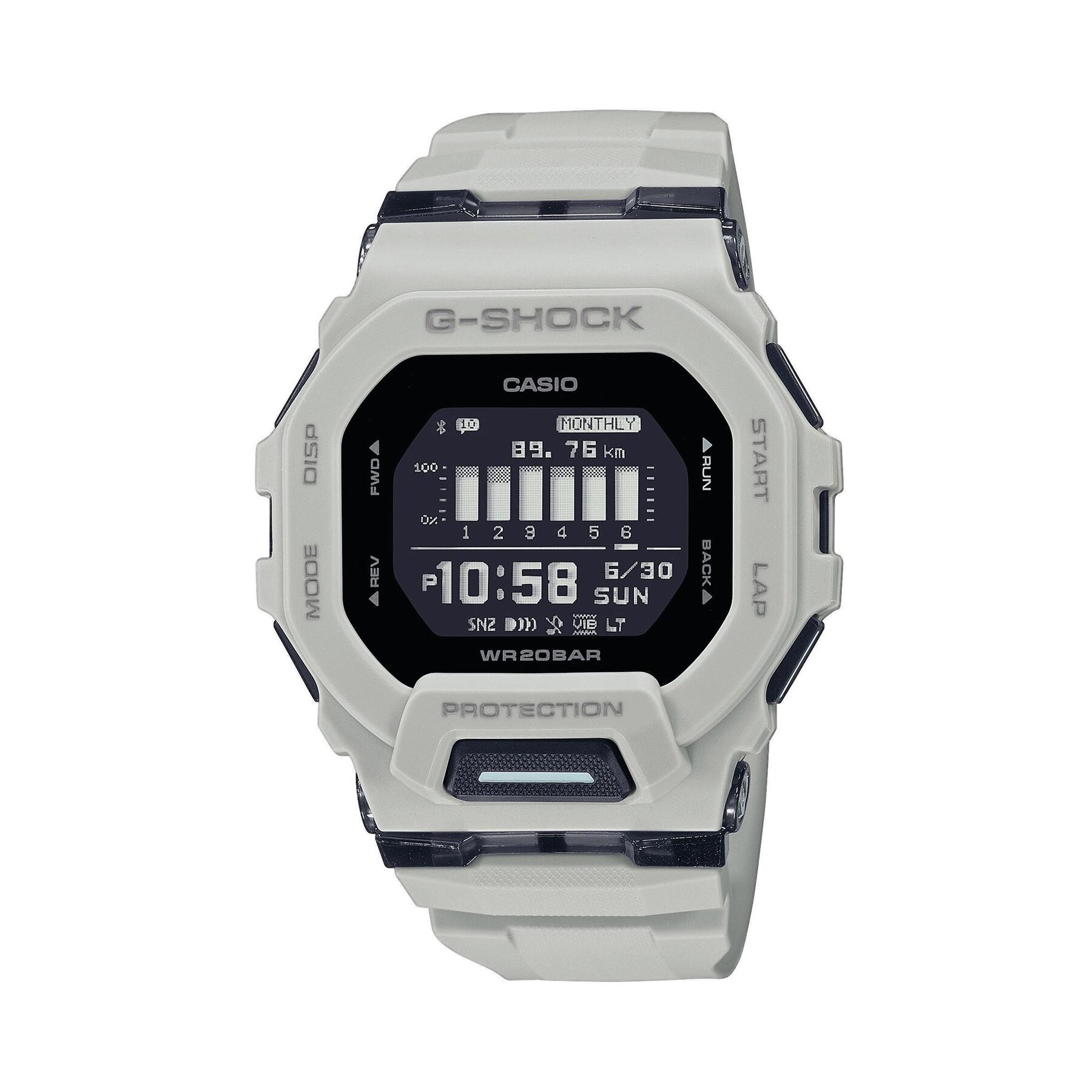 Часовник G-Shock GBD-200UU-9ER Бял