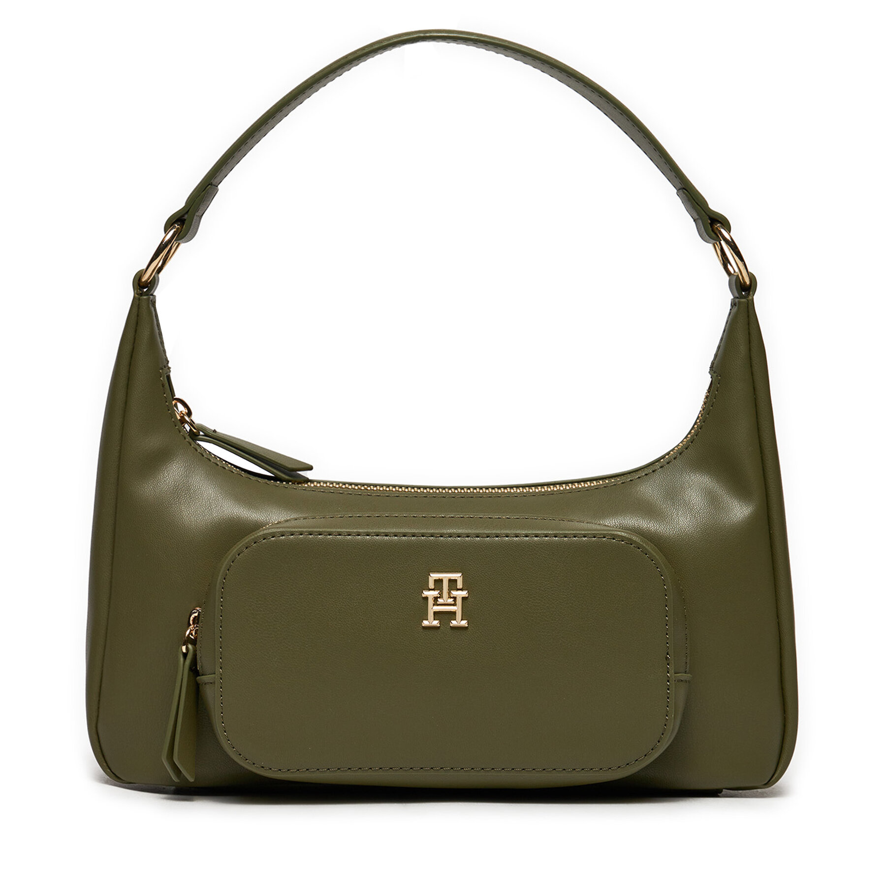 Bolso Tommy Hilfiger Soft Utility Shoulder Bag Pu AW0AW16711 Caqui