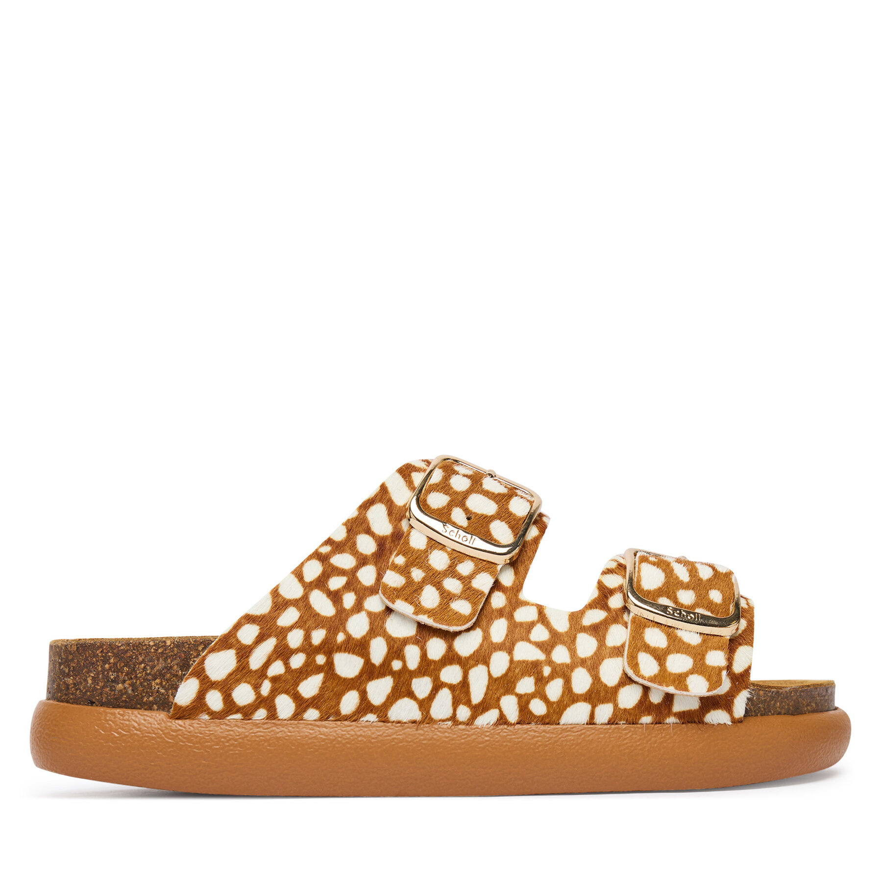 Чехли Scholl Noelle Chunky F01220 Кафяв