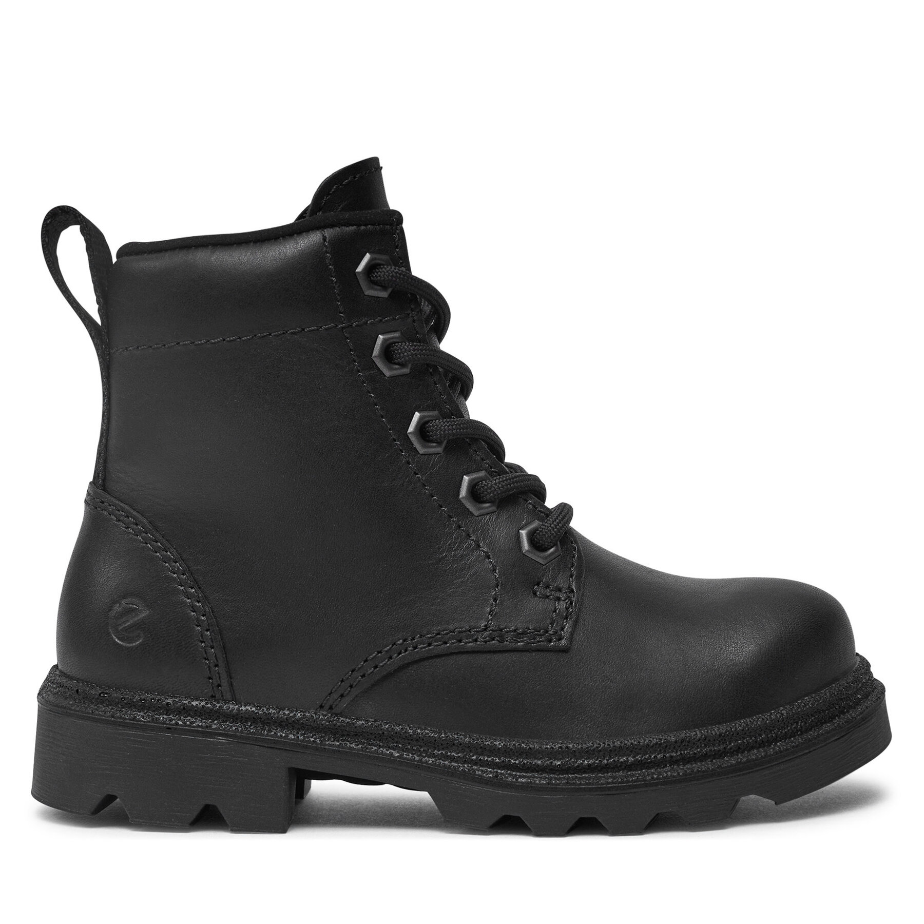 Šnurovacia obuv ECCO Grainer K 72822201001 Čierna