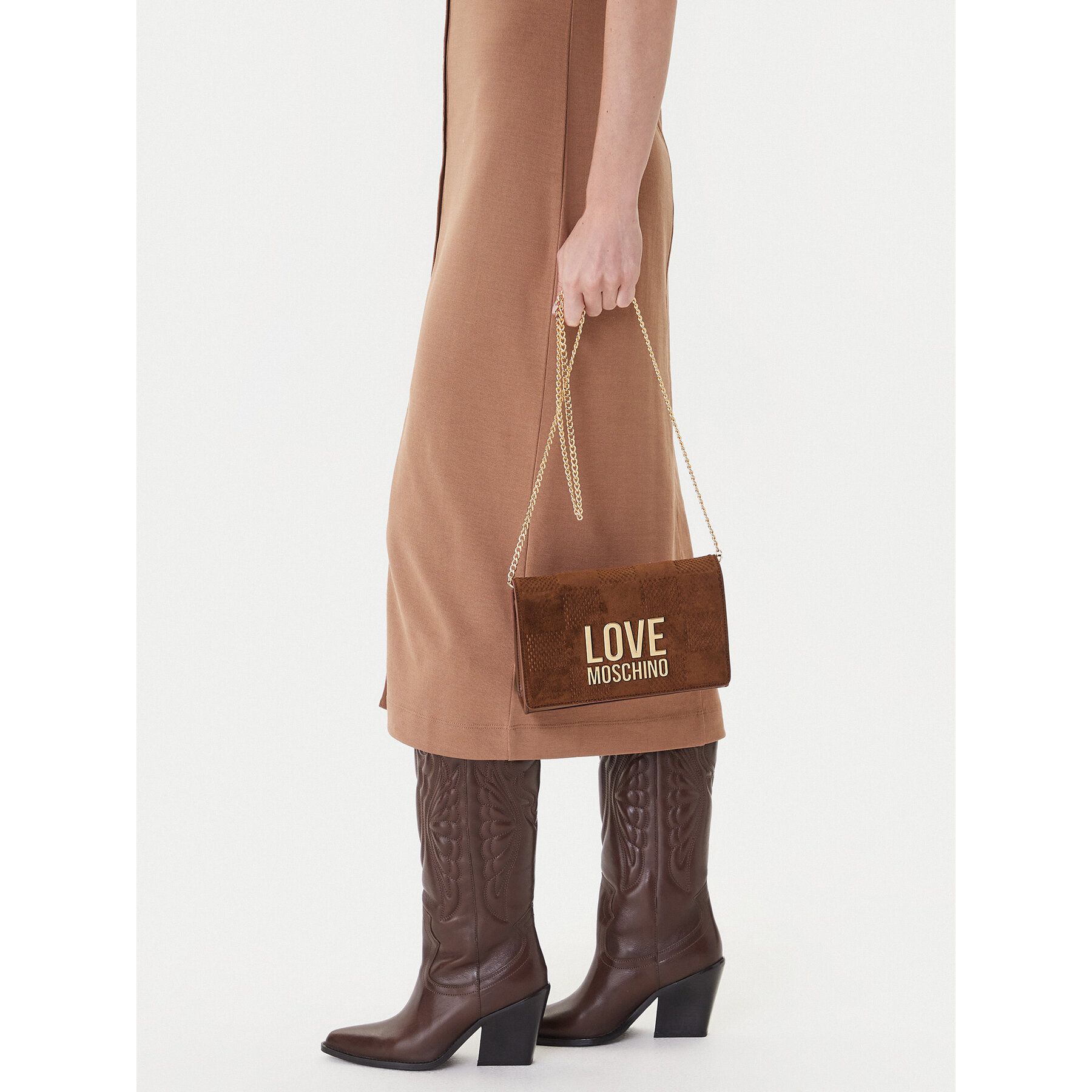 Táska LOVE MOSCHINO JC4127PP0NKB120A Barna