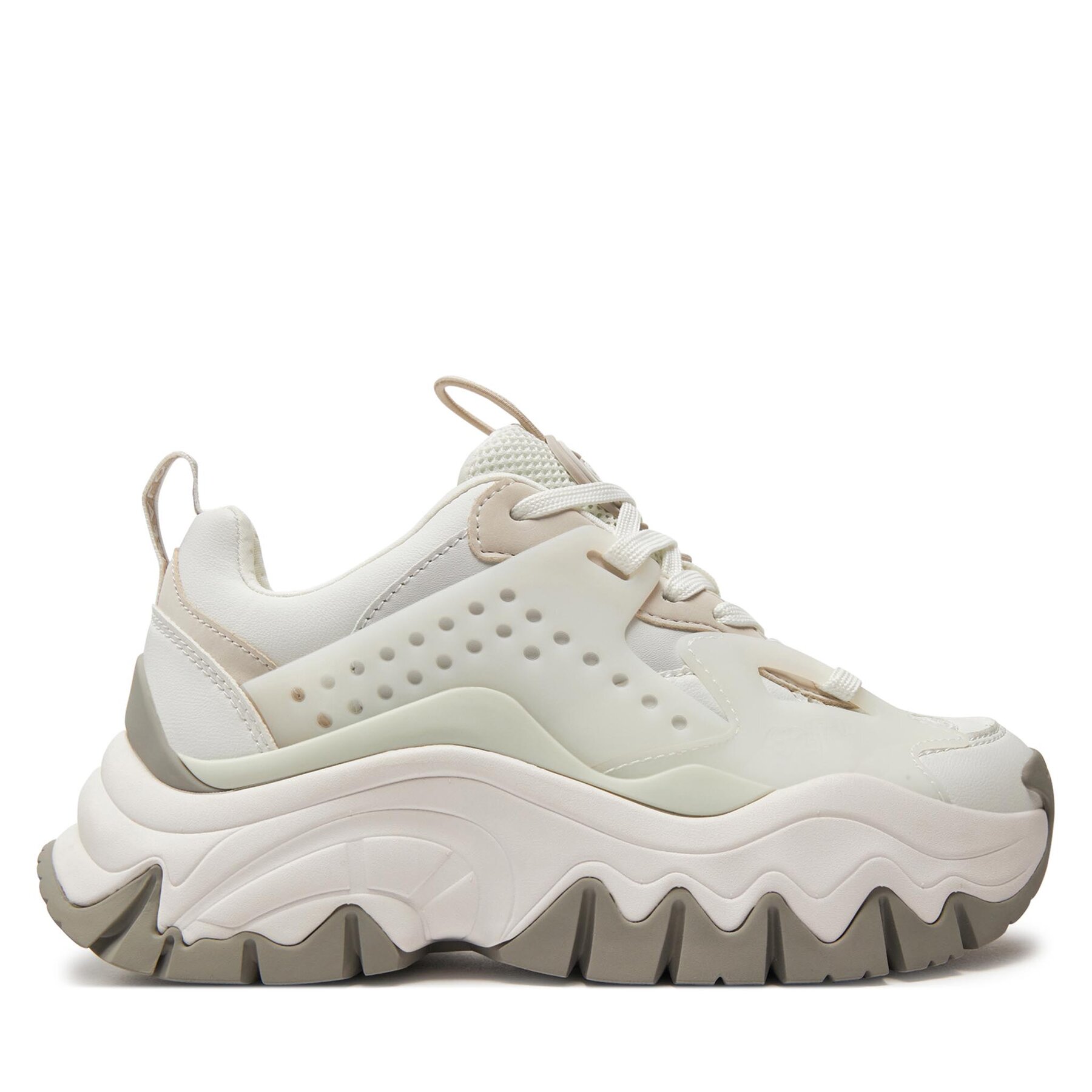 Damen Sneakers Buffalo, Schuhgröße 40, Weiß, Trail One BN1630598