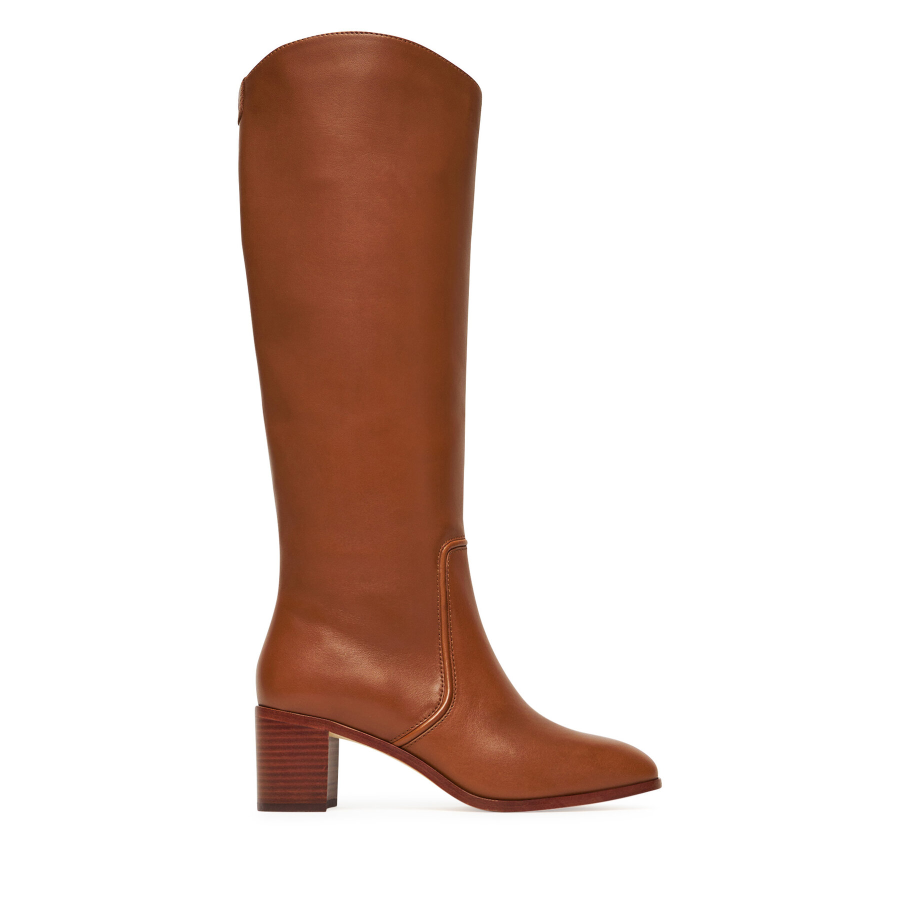 Kozačky LAUREN RALPH LAUREN Charly Bo Tal 802974388001 Hnědá
