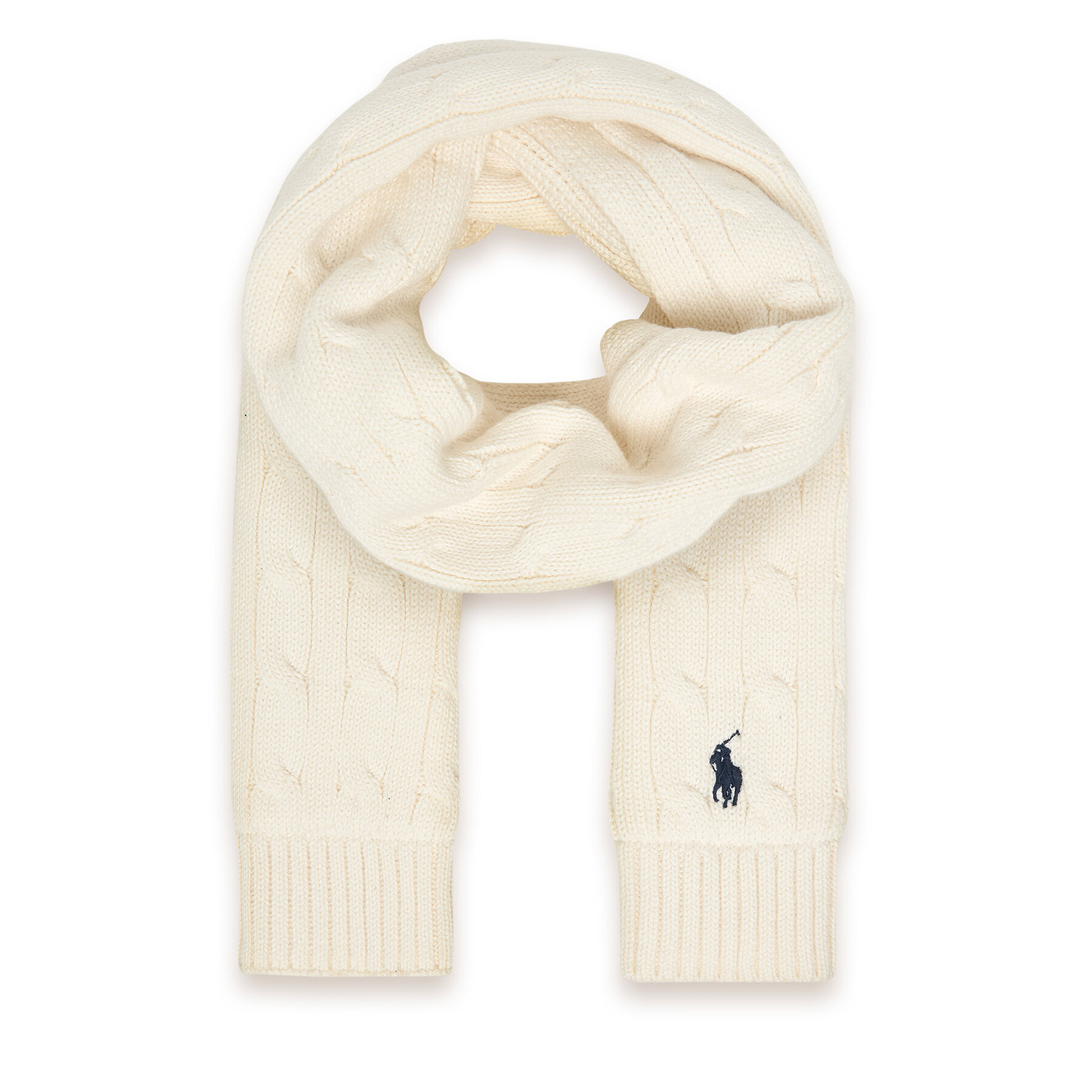 Κασκόλ Polo Ralph Lauren 323953206005 Εκρού