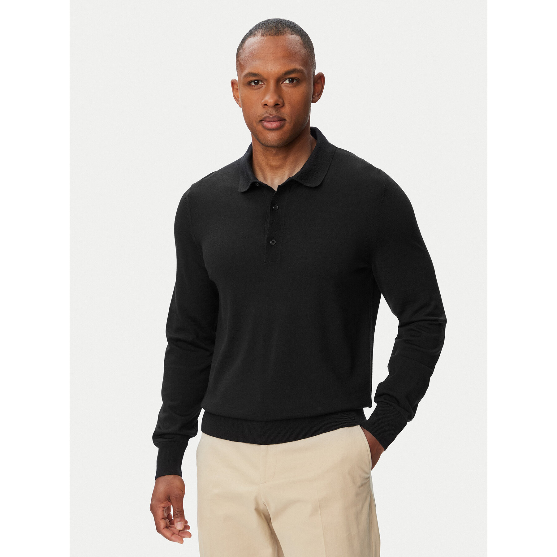 BOSS Poloshirt H-Lancione 50565503 Schwarz Regular Fit