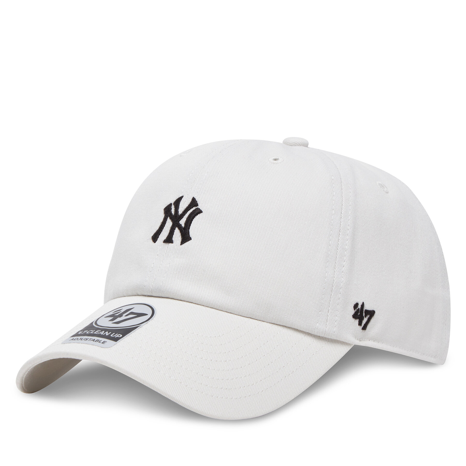 Шапка с козирка 47 Brand MLB New York YankeesFoundation ’47 CLEAN UP B-FNDTN17GWS Бял