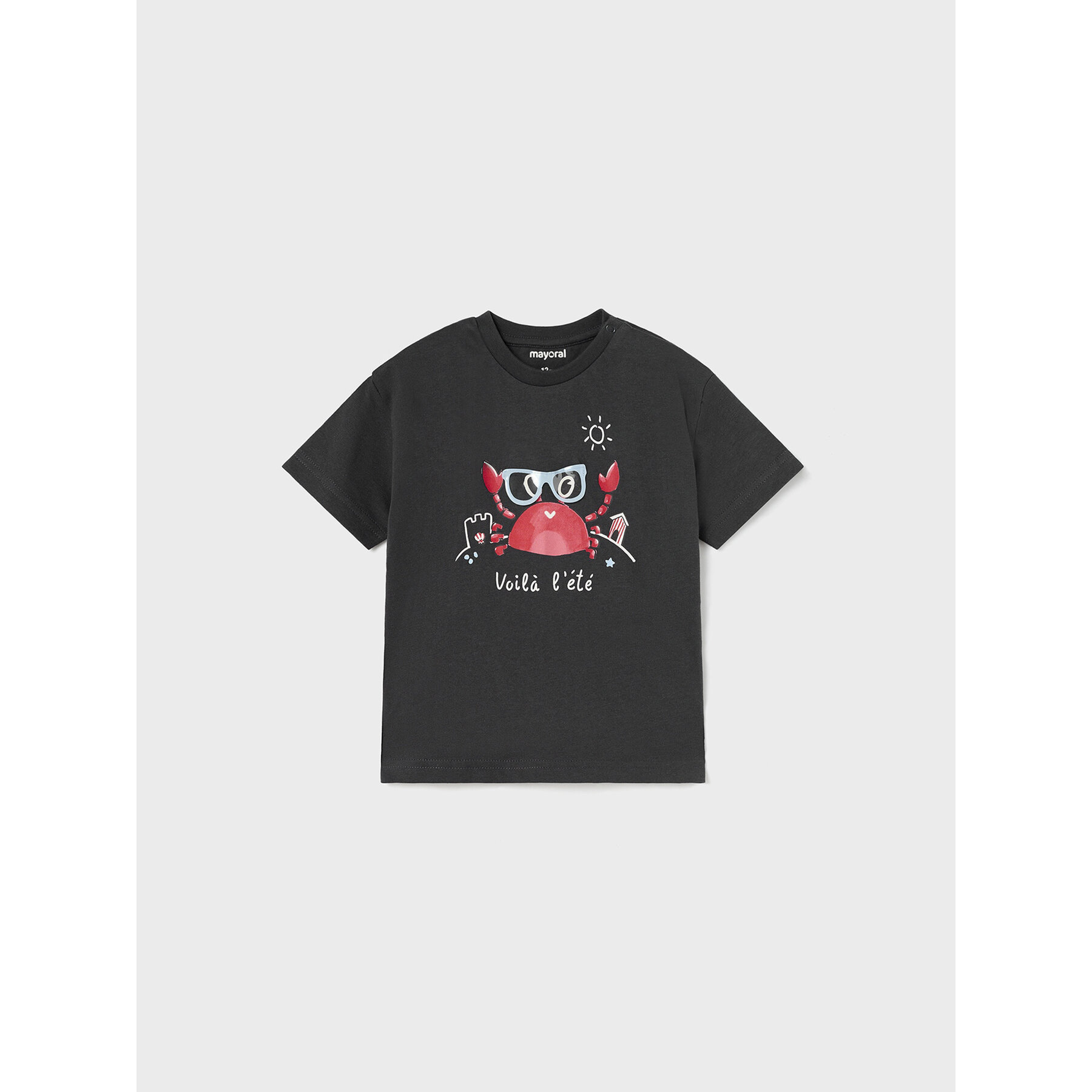 Mayoral T-Shirt 1026 Γκρι Regular Fit