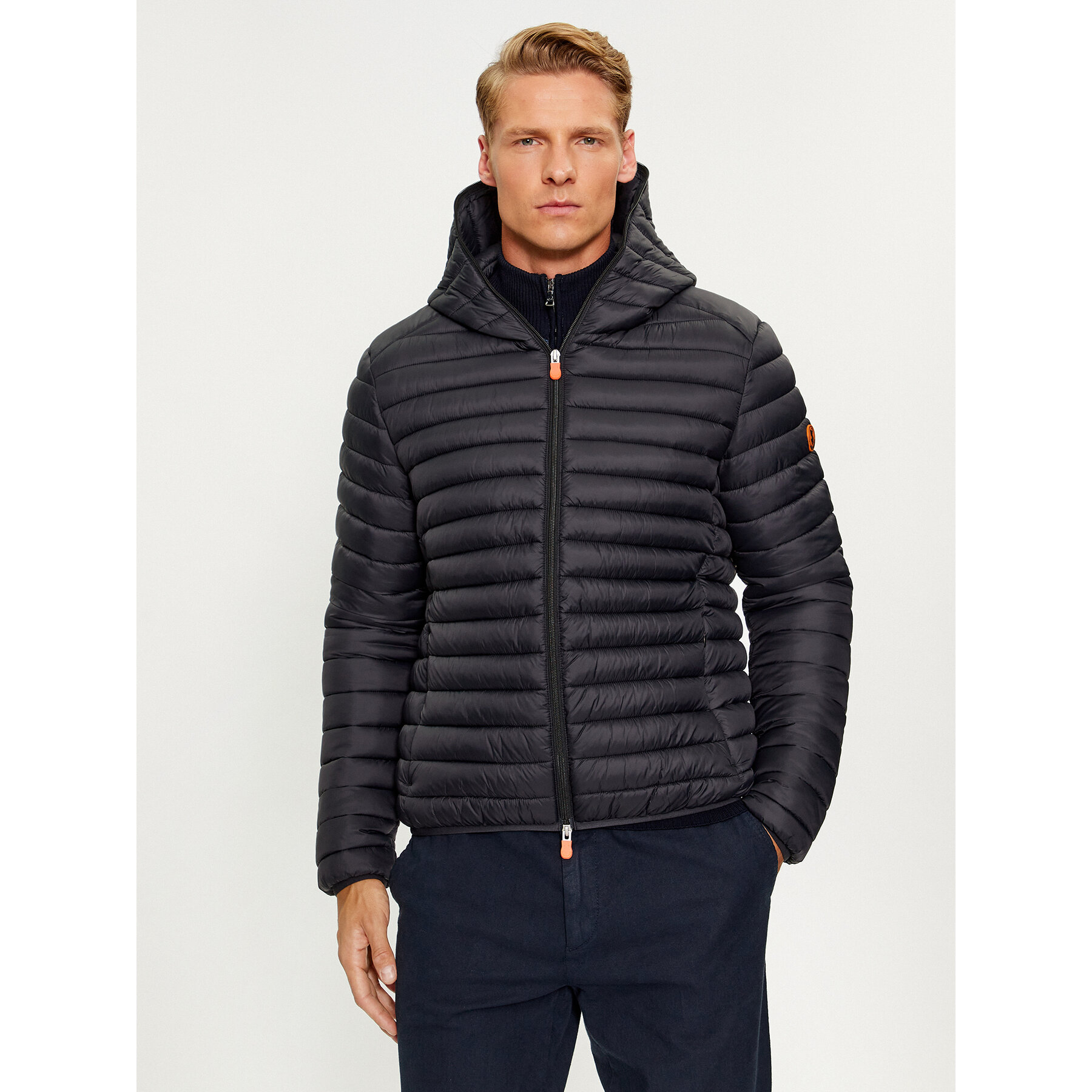Save The Duck Winterjacke Donald D30650M GIGA01 Schwarz Regular Fit