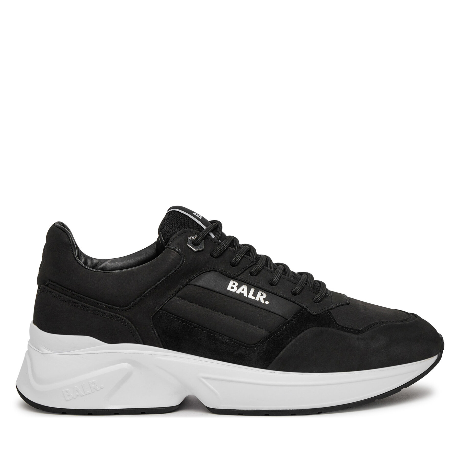 Męskie Sneakersy BALR., Rozmiar 40 Czarny Brand Luxe Runner B1511.1043.101