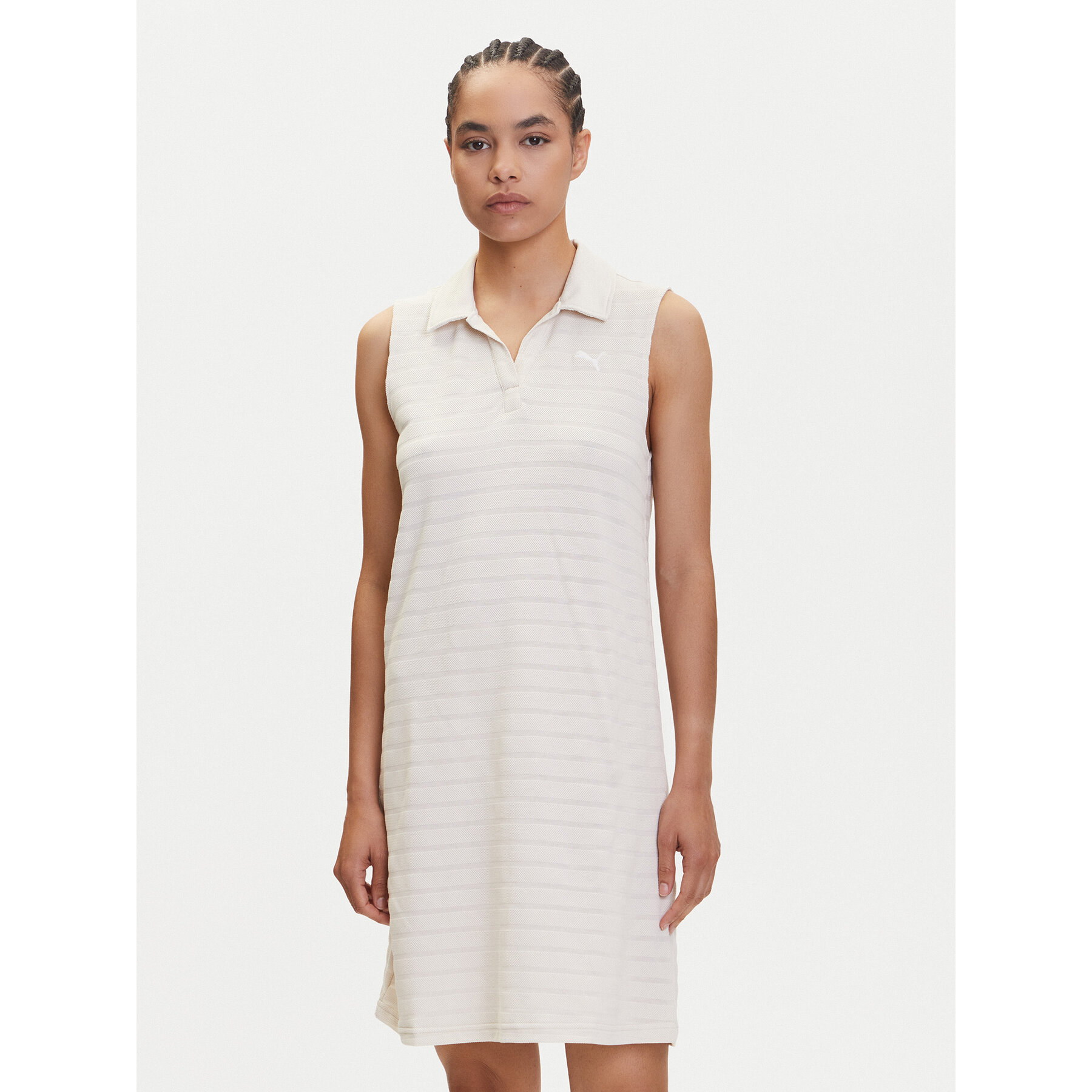 Puma Kleid für den Alltag Ess Elevated 685029 Beige Relaxed Fit