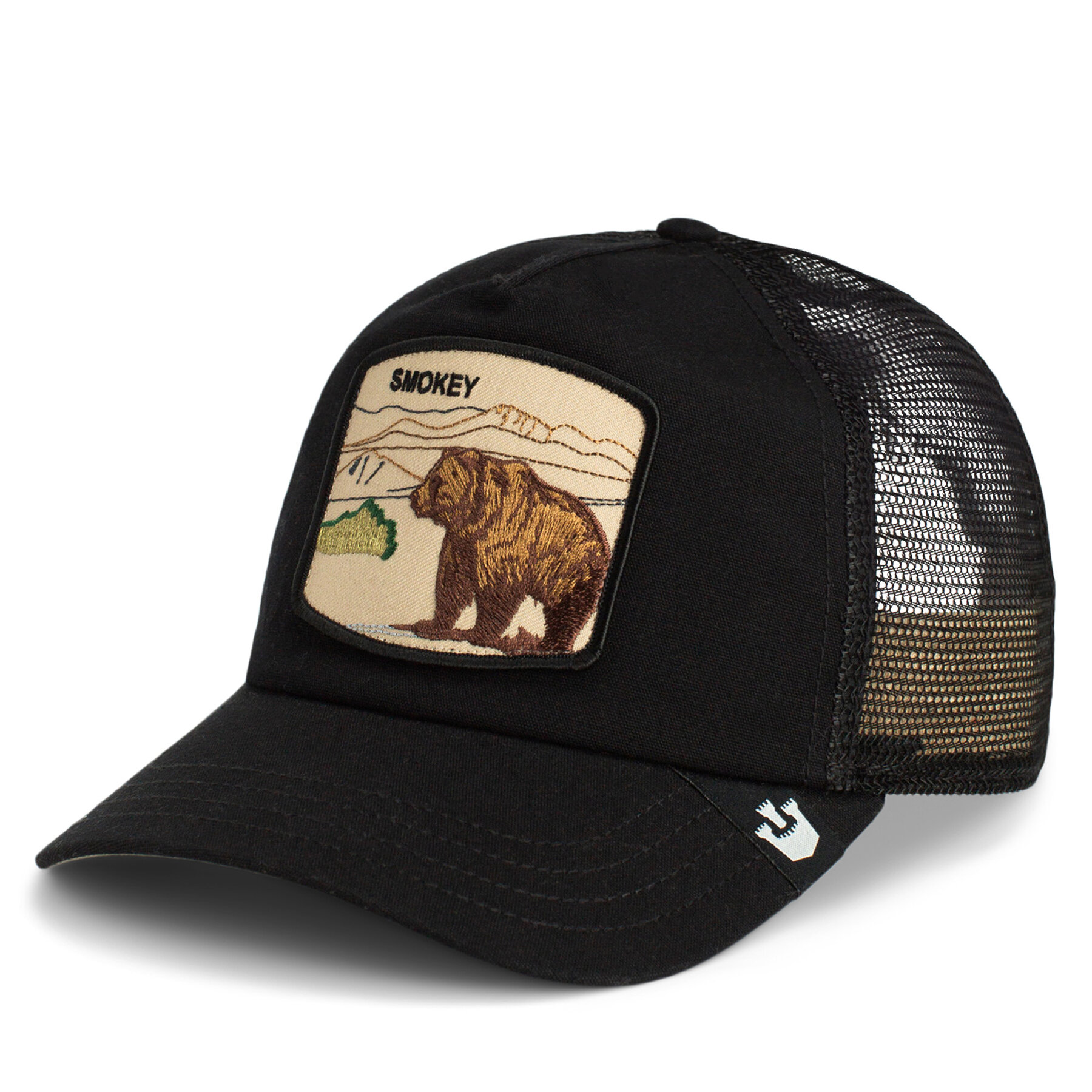 Gorra con visera Goorin Bros Camp Crasher 101-1530 Negro