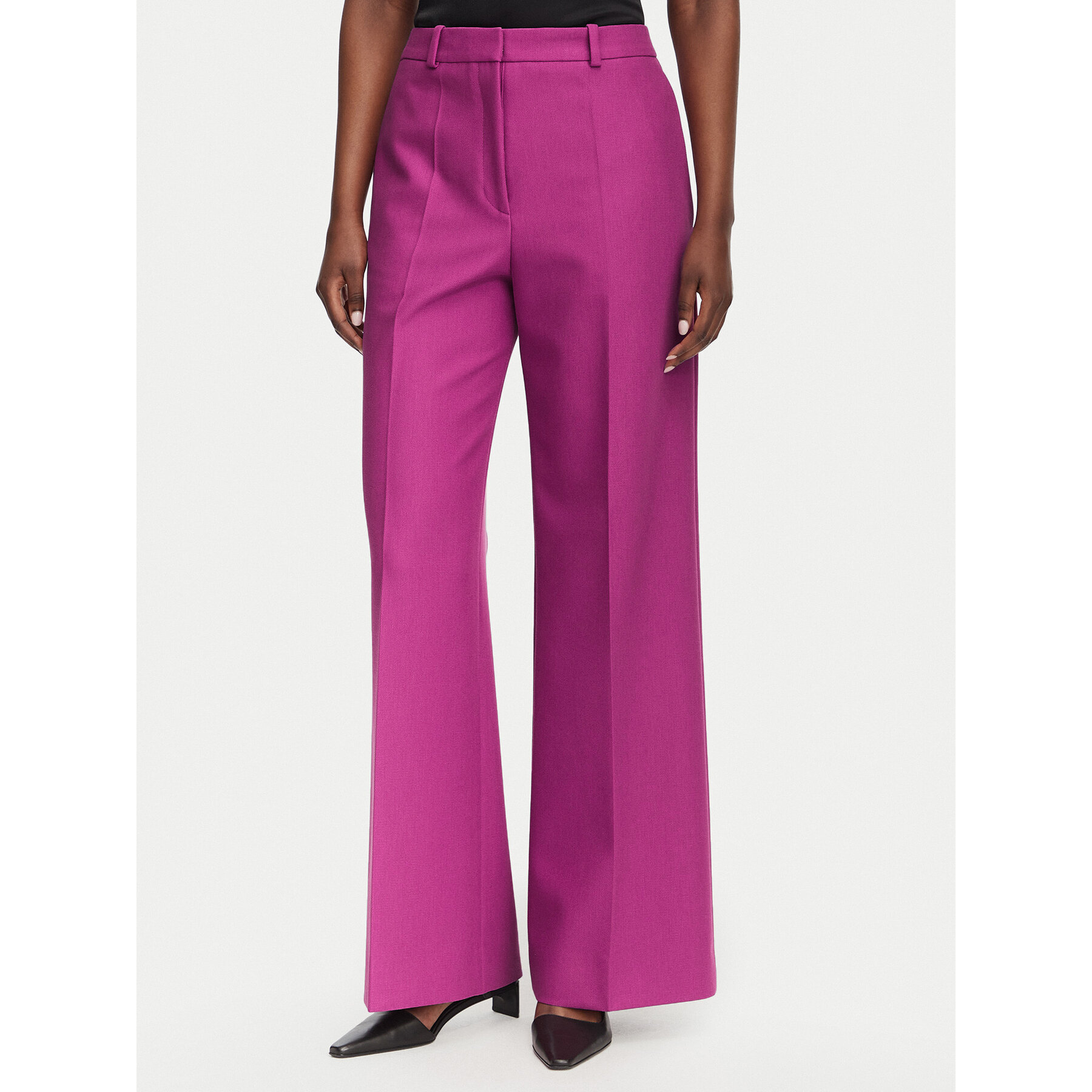 HUGO Stoffhose Hasmina 50566625 Violett Regular Fit