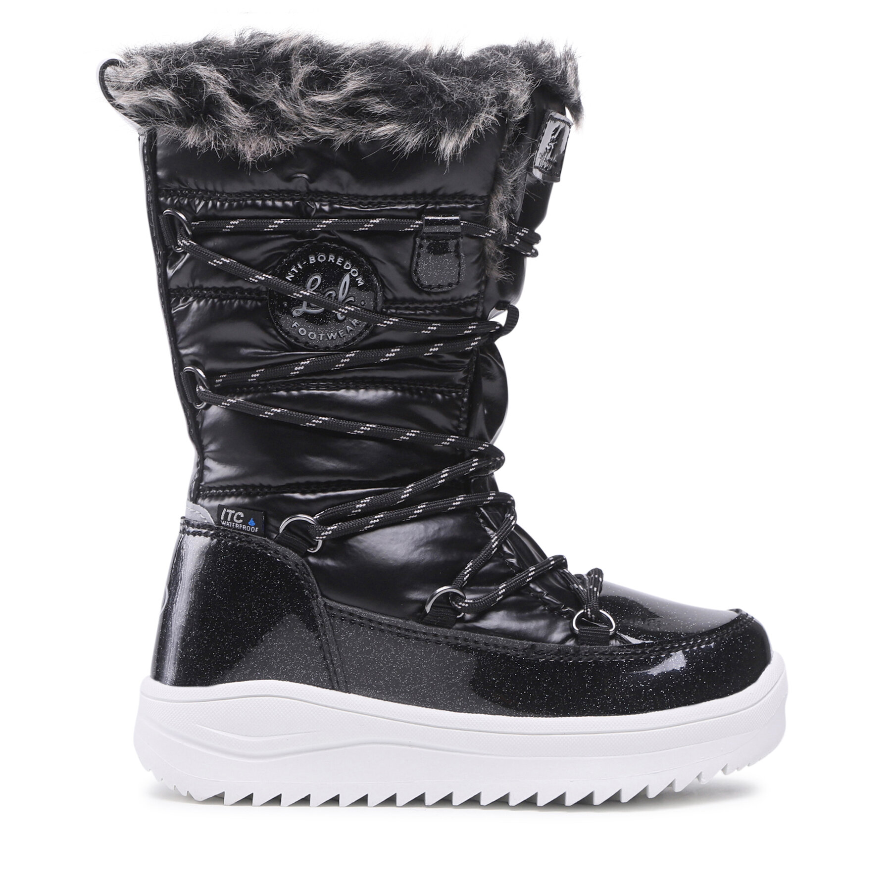 Kinder Schneeschuhe Leaf, Schuhgröße 39, Schwarz, Kaitsor LKAIT201K