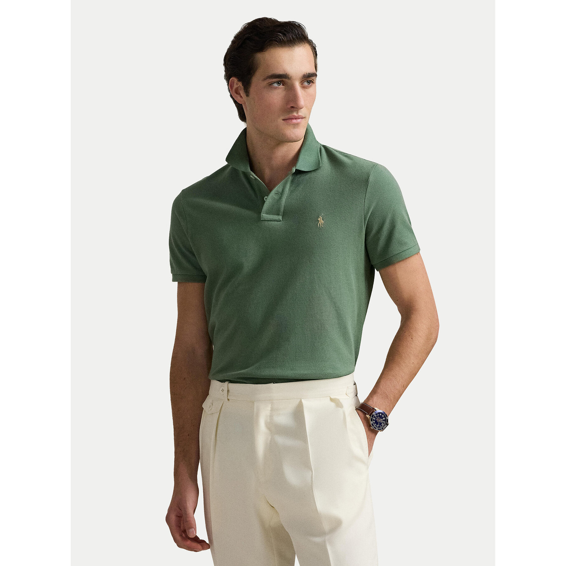 Polo Ralph Lauren Polo 710536856465 Verde Slim Fit