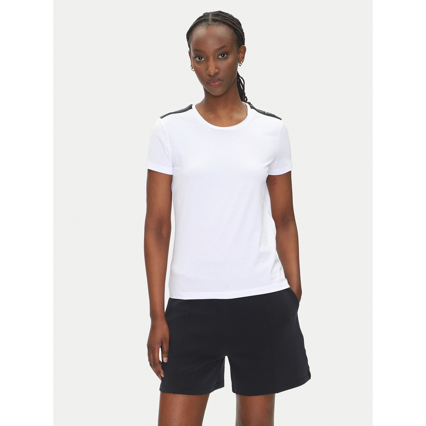 EA7 Emporio Armani Póló 7W000497 AF14880 U0002 Fehér Regular Fit