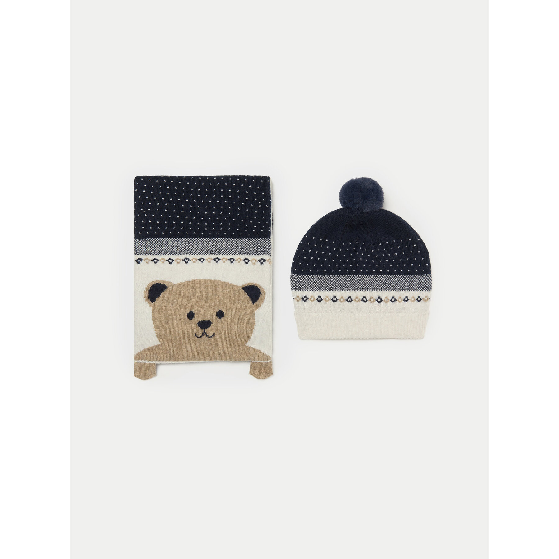 Set Fular și Căciulă Mayoral 10767 Bleumarin