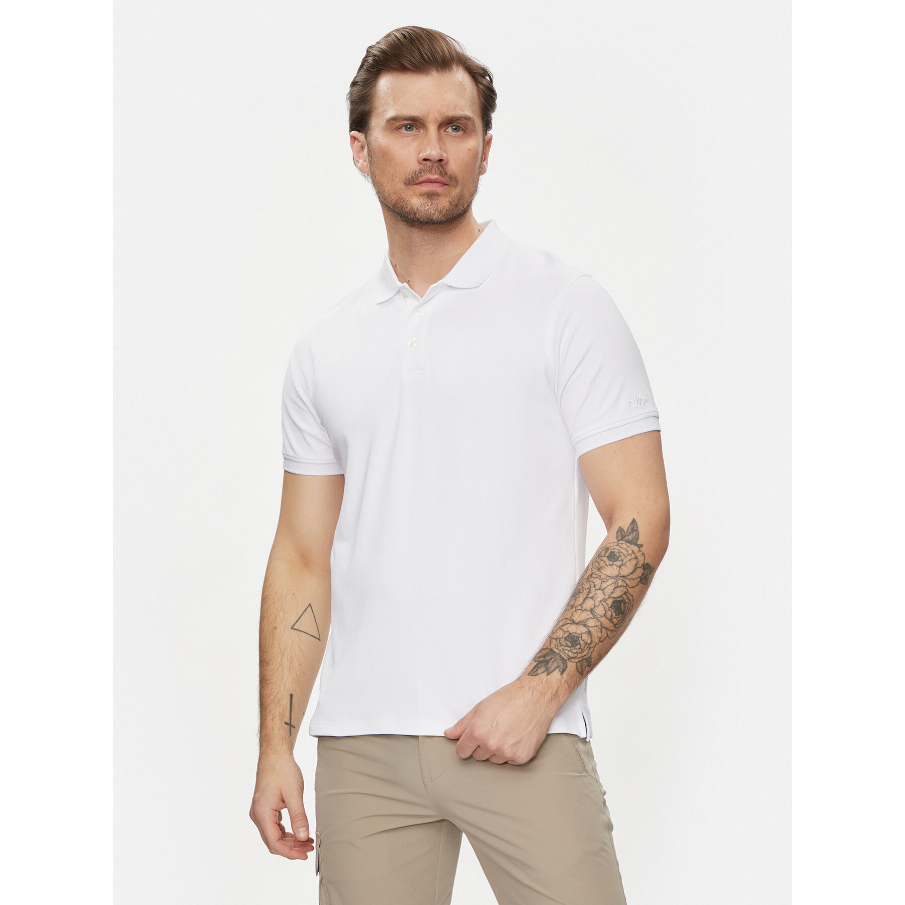 CMP Polo 31T7497V Bianco Regular Fit