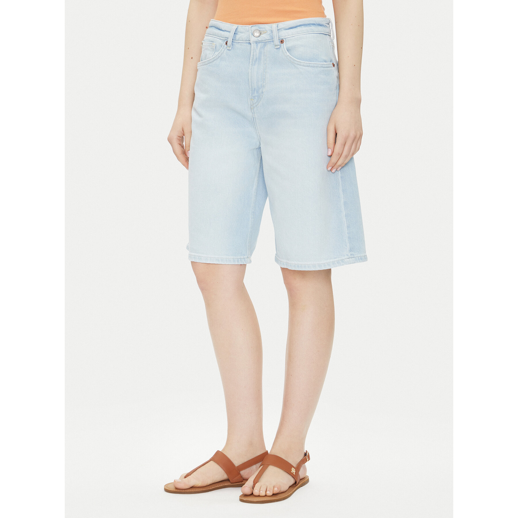 Pepe Jeans Jeansshorts PL801176 Blau Loose Fit