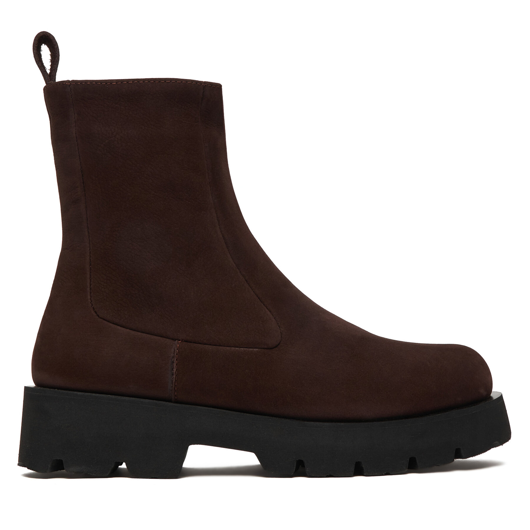 Členková obuv Simple SIMPLE-SL-15-02-000049 405 Hnedá
