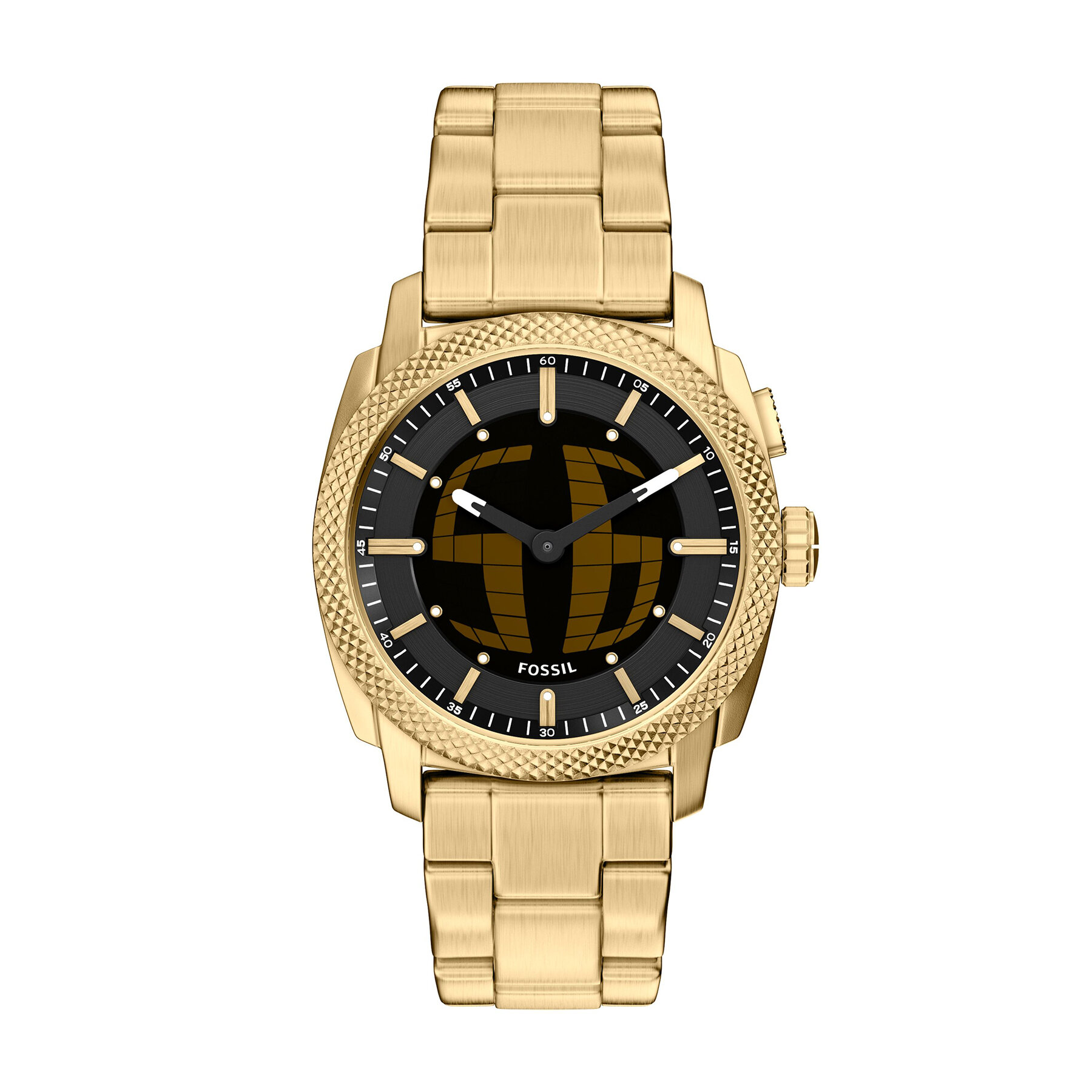 Часовник Fossil Machine Big Tic FS6157 Златист