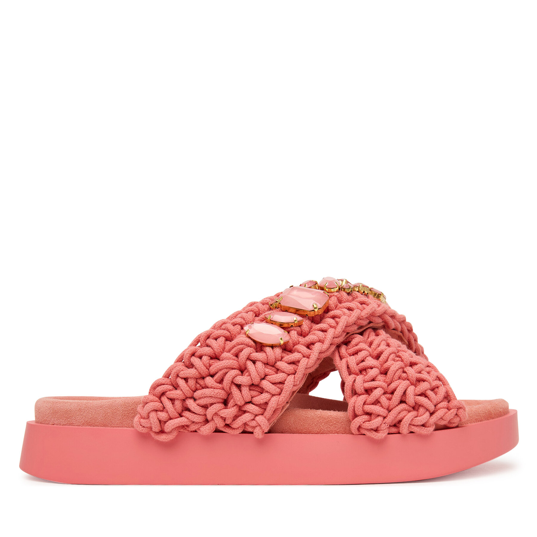 Ciabatte Inuikii Woven Stones 1004.003.0073 Rosa scuro