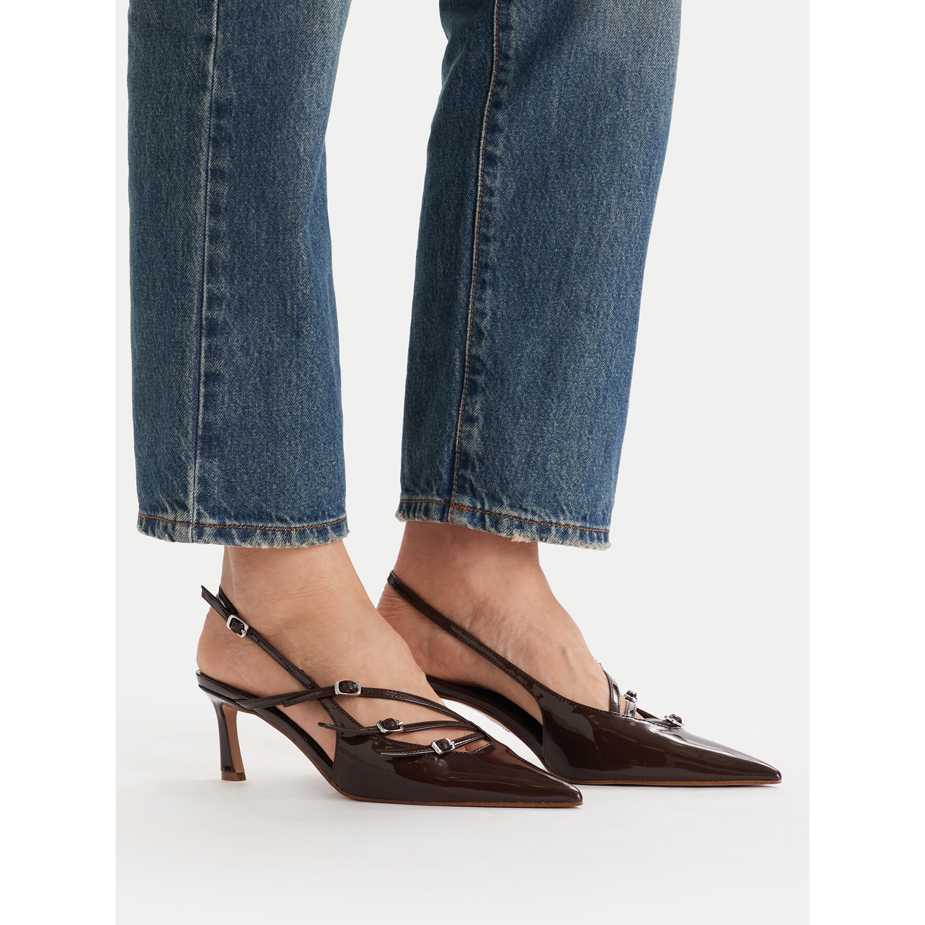 Salonarji Steve Madden Liana SM11003386 Rjava