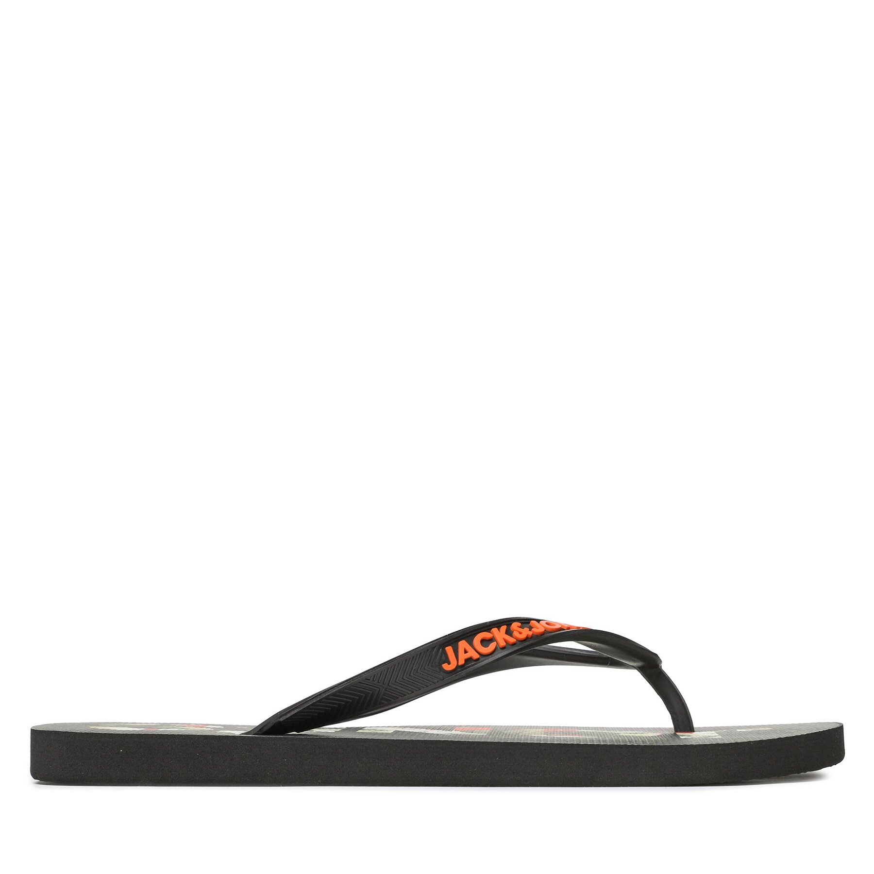 Męskie Japonki Jack&Jones, Rozmiar 44-45 Czarny 12230642