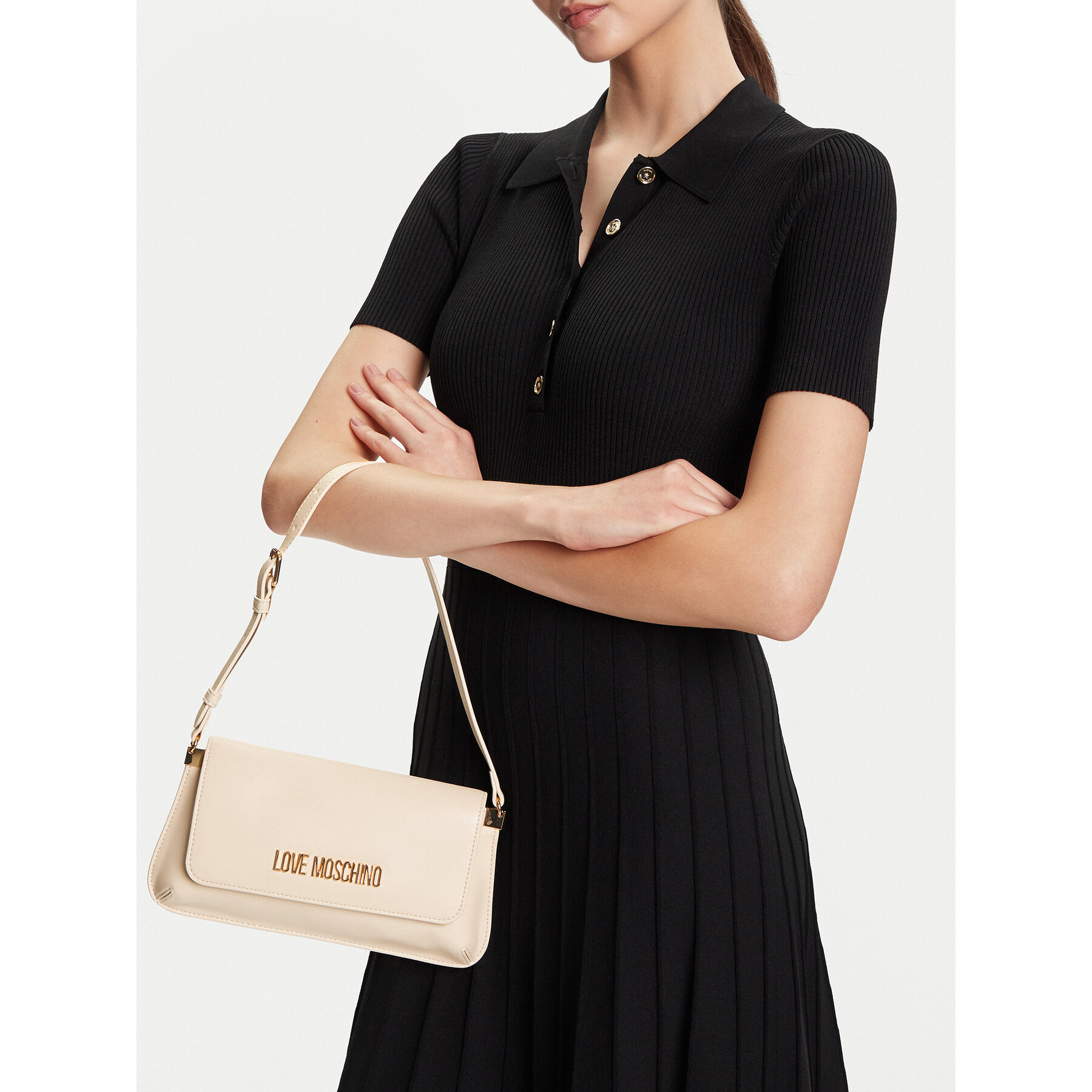 Дамска чанта LOVE MOSCHINO JC4058PP1NLO0110 Бежов