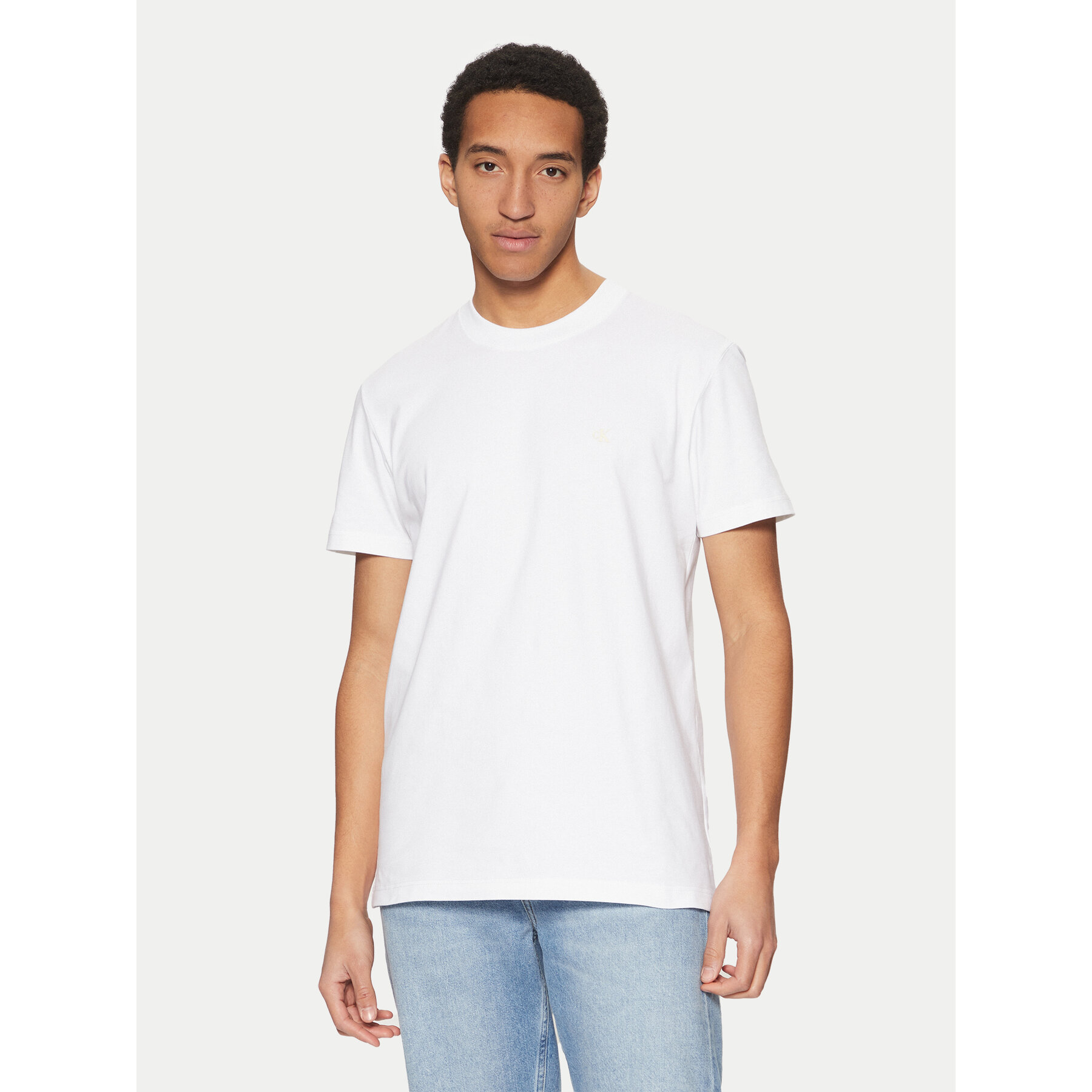 Calvin Klein Jeans Póló J30J326683 Fehér Regular Fit