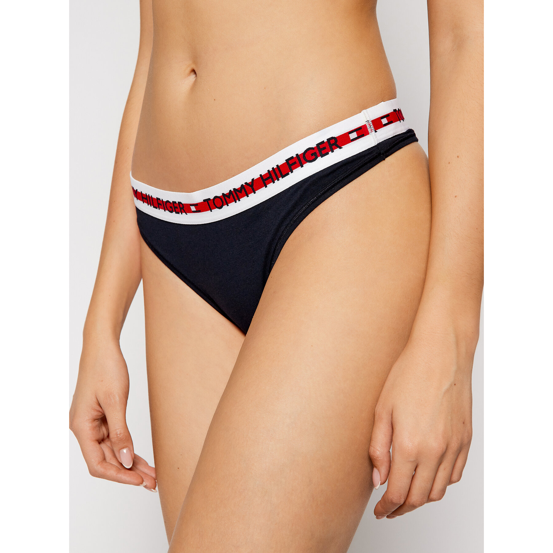 Tommy Hilfiger Tanga UW0UW02458 Sötétkék