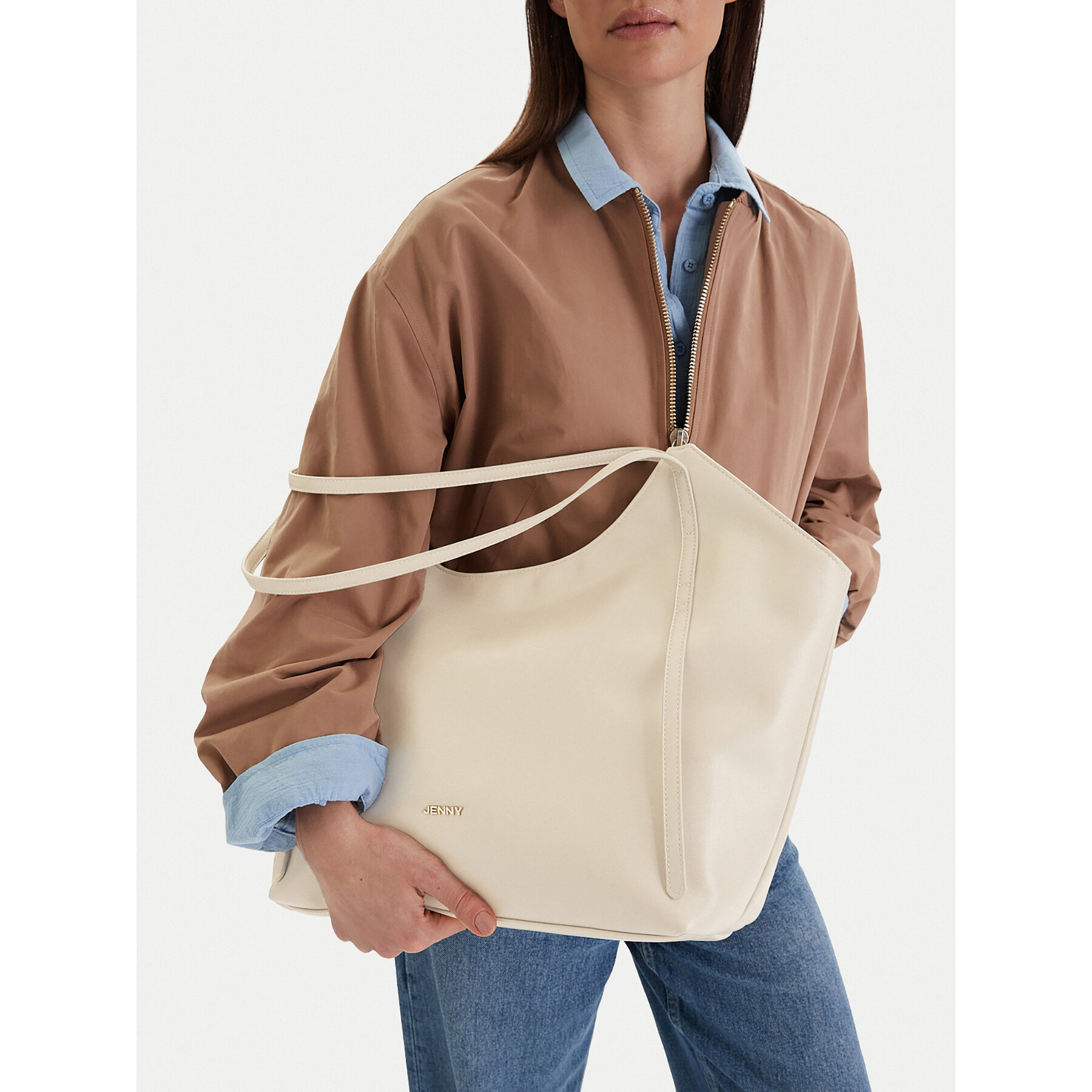 Ročna torba JENNY CEO-JNY-L-005-09 Kremna