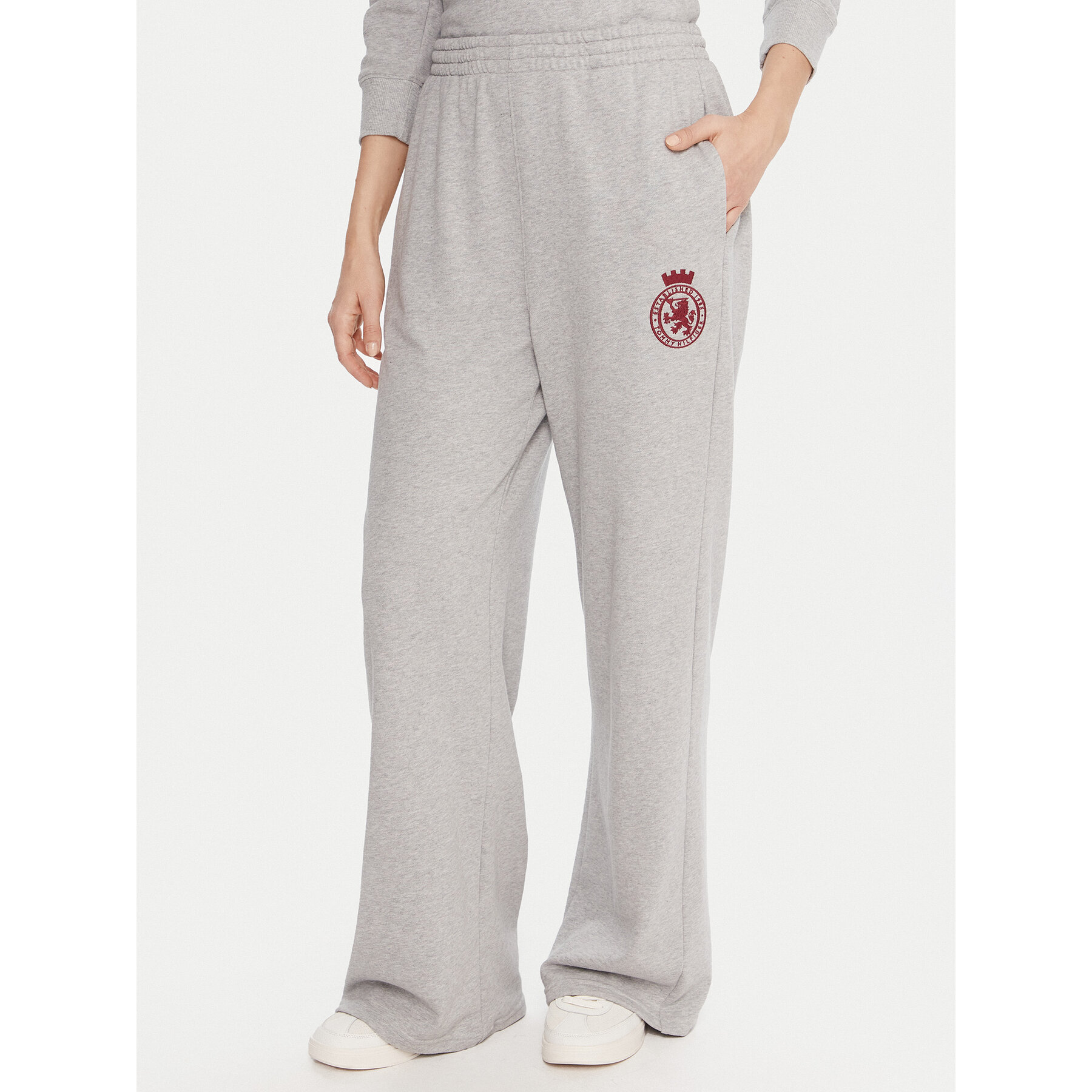 Tommy Hilfiger Jogginghose UW0UW06081 Grau Wide Leg