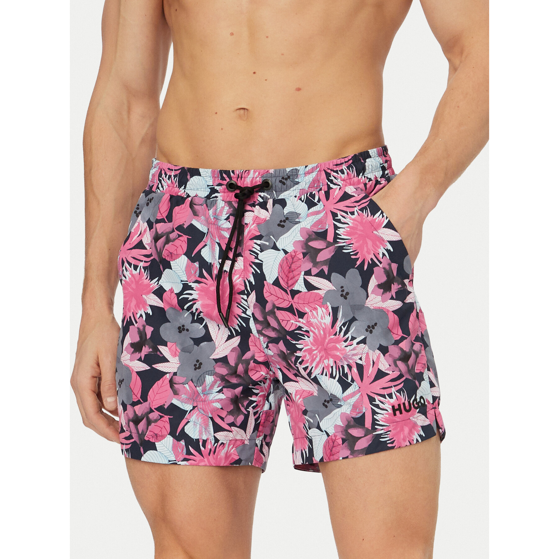 HUGO Badeshorts Calala 50510061 Rosa Regular Fit