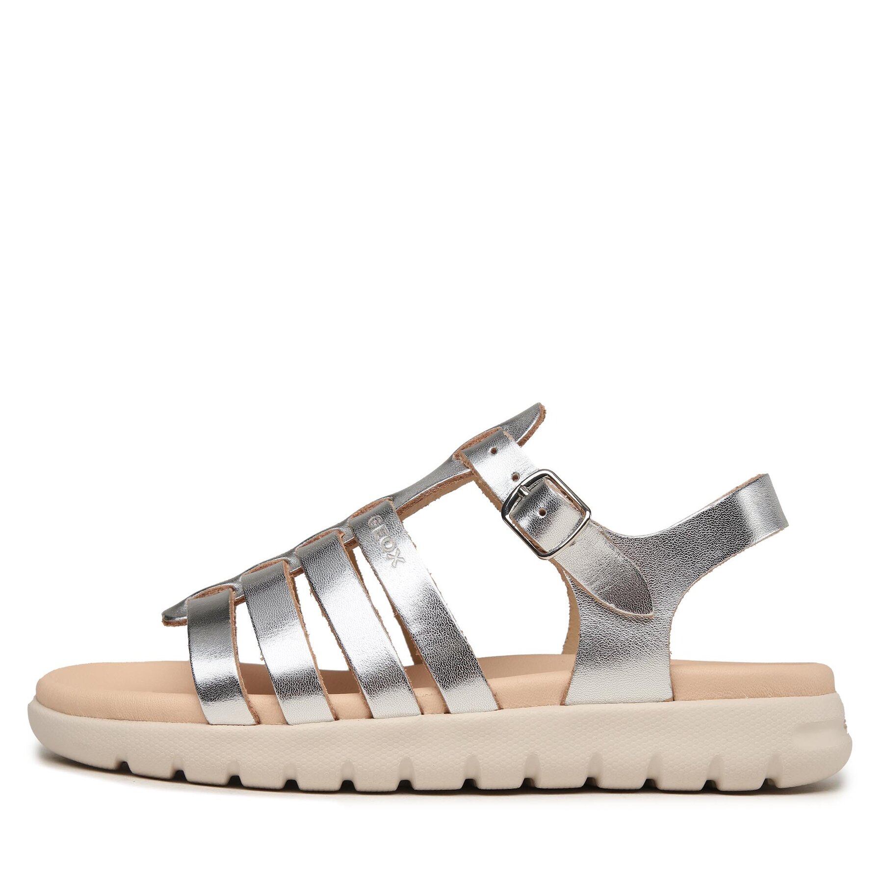 Geox J Sandal Soleima Gir J35GSB000CFC1007 S Silver – Сандали