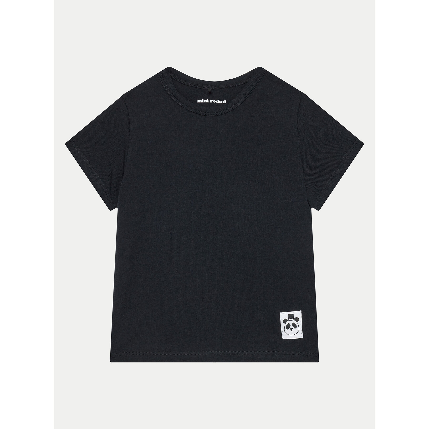 Mini Rodini T-shirt Basic 1000000199 Nero Regular Fit