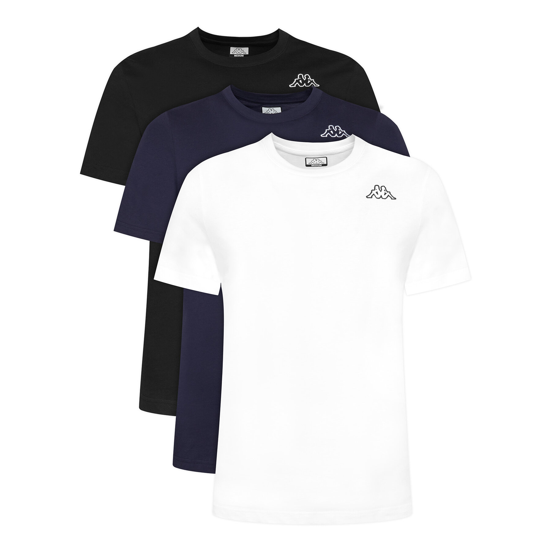 Kappa T-Shirt-Set Logo Sylvo 322562W Bunt Regular Fit