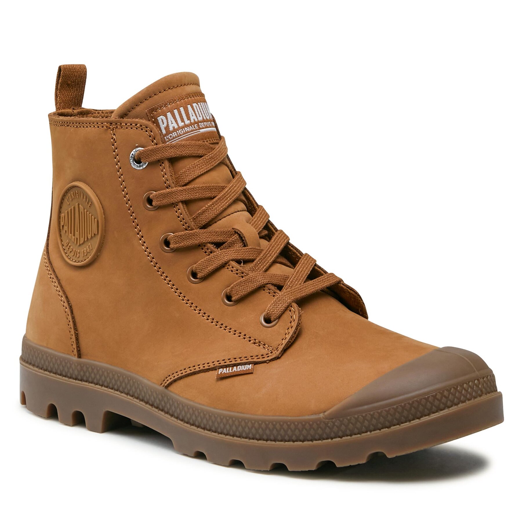 Hikerkänga Palladium Pampa Hi Zip 06440-237-M Brun