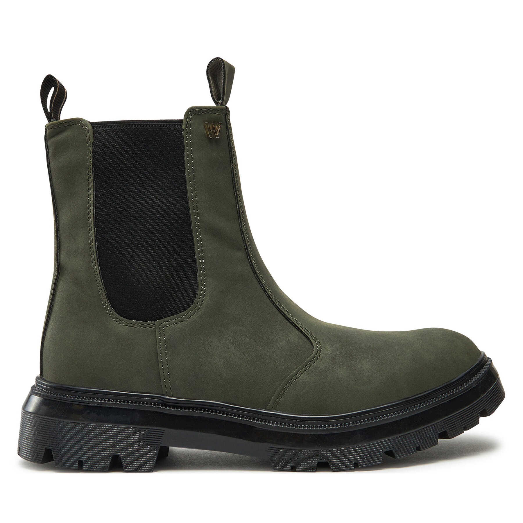 Členková obuv s elastickým prvkom Wrangler Hadley 20243063.52A Zelená