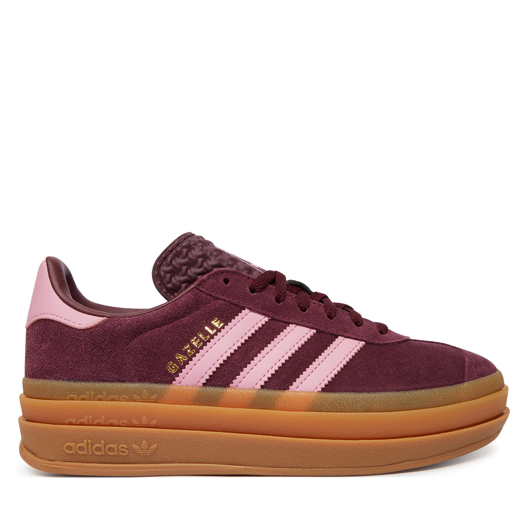 Superge adidas Gazelle Bold KK2729 Bordo rdeča