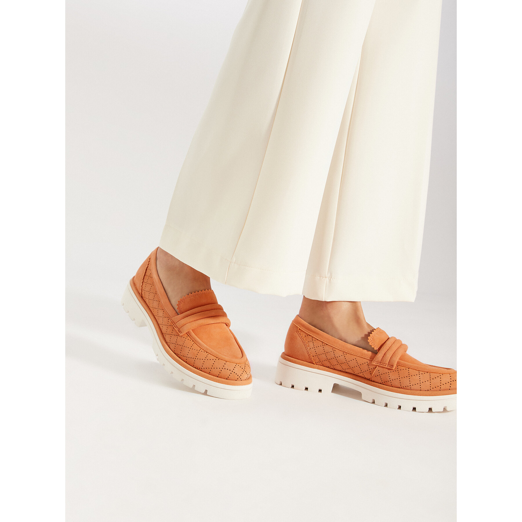 Loaferice Caprice 9-24750-42 Narančasta