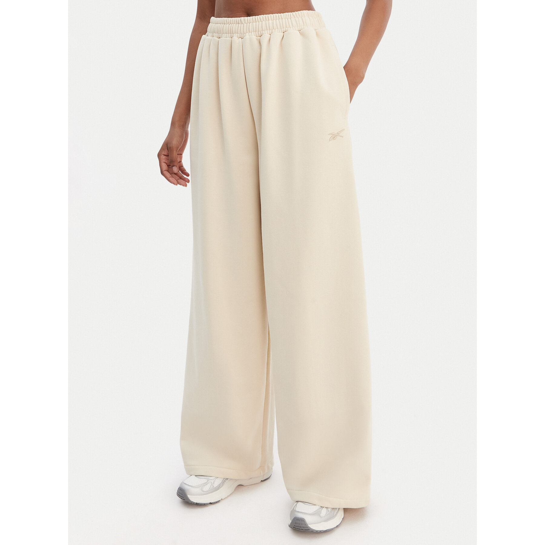 Reebok Παντελόνι φόρμας Reebok x Ewa Chodakowska RK25624CCW Μπεζ Wide Leg