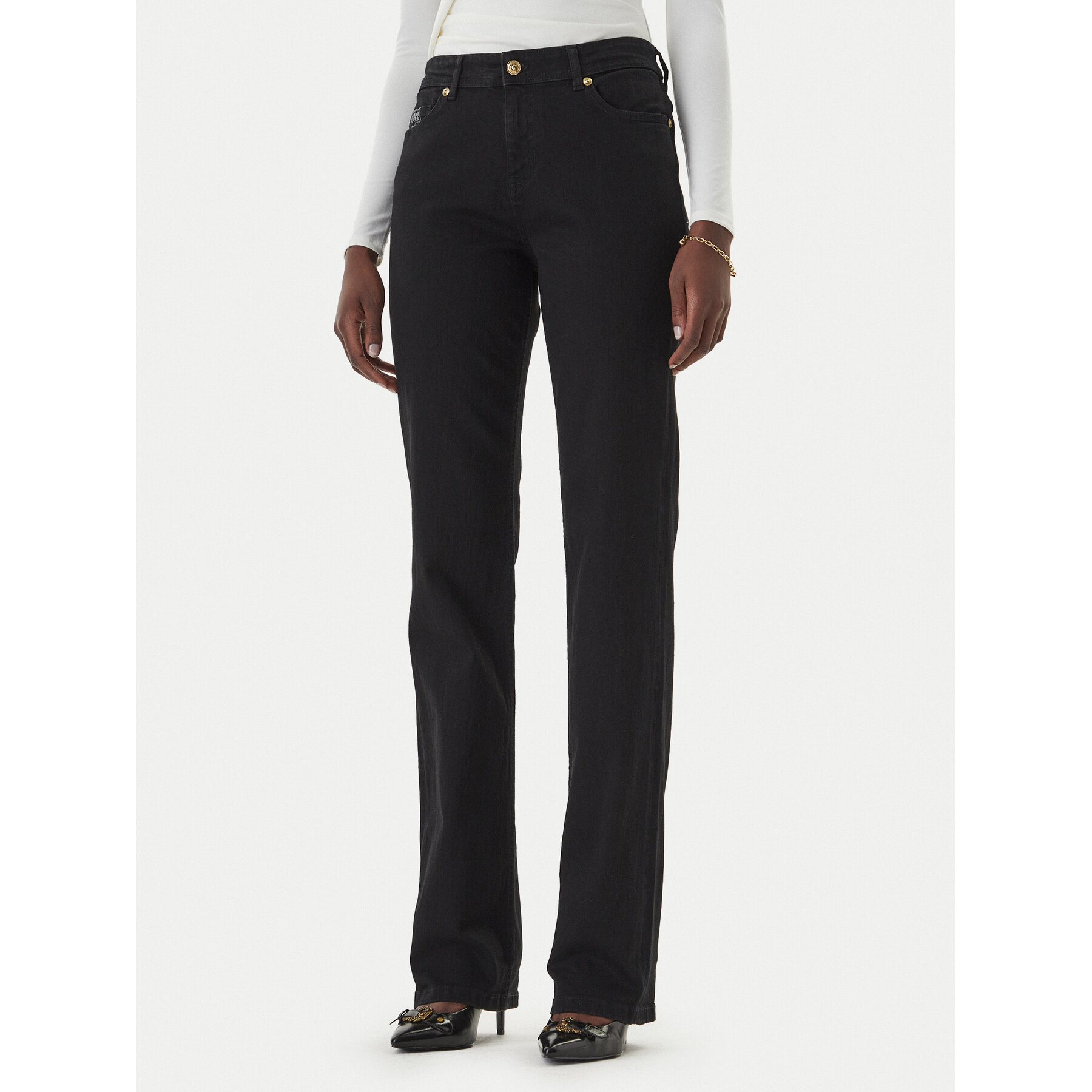 Versace Jeans Couture Jeans 80HAB581 CDW00 Schwarz Slim Fit