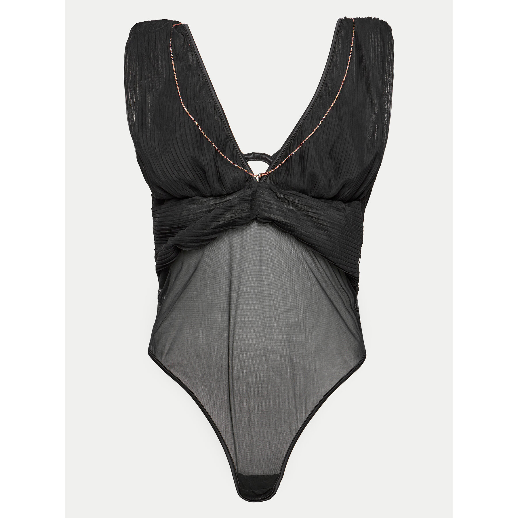 Hunkemöller Hunkemöller κορμάκι Simona 205556 Μαύρο Slim Fit