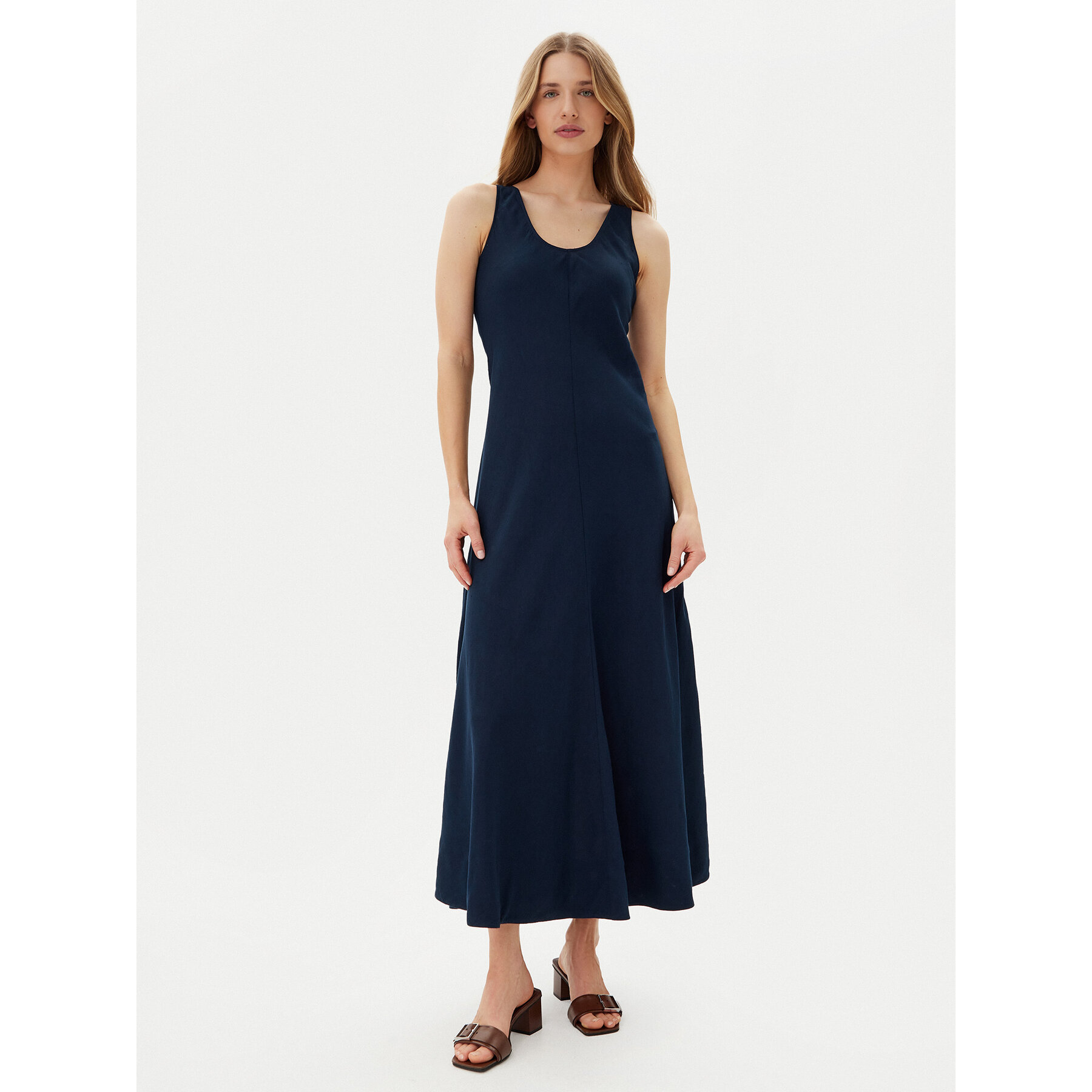 Tommy Hilfiger Sommerkleid WW0WW46171 Dunkelblau Regular Fit