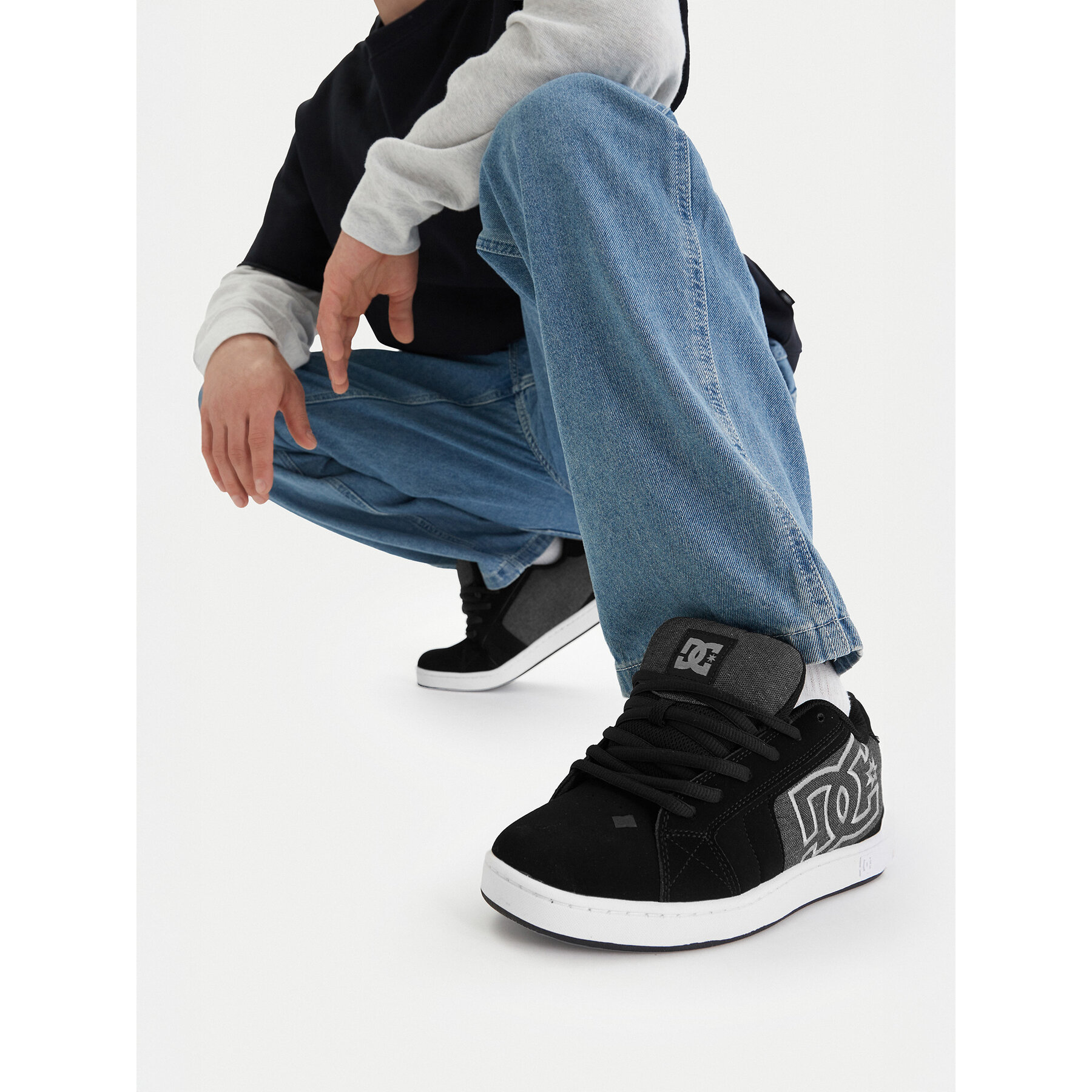 Sneakersy DC Shoes EO-NET DC01774006 Čierna