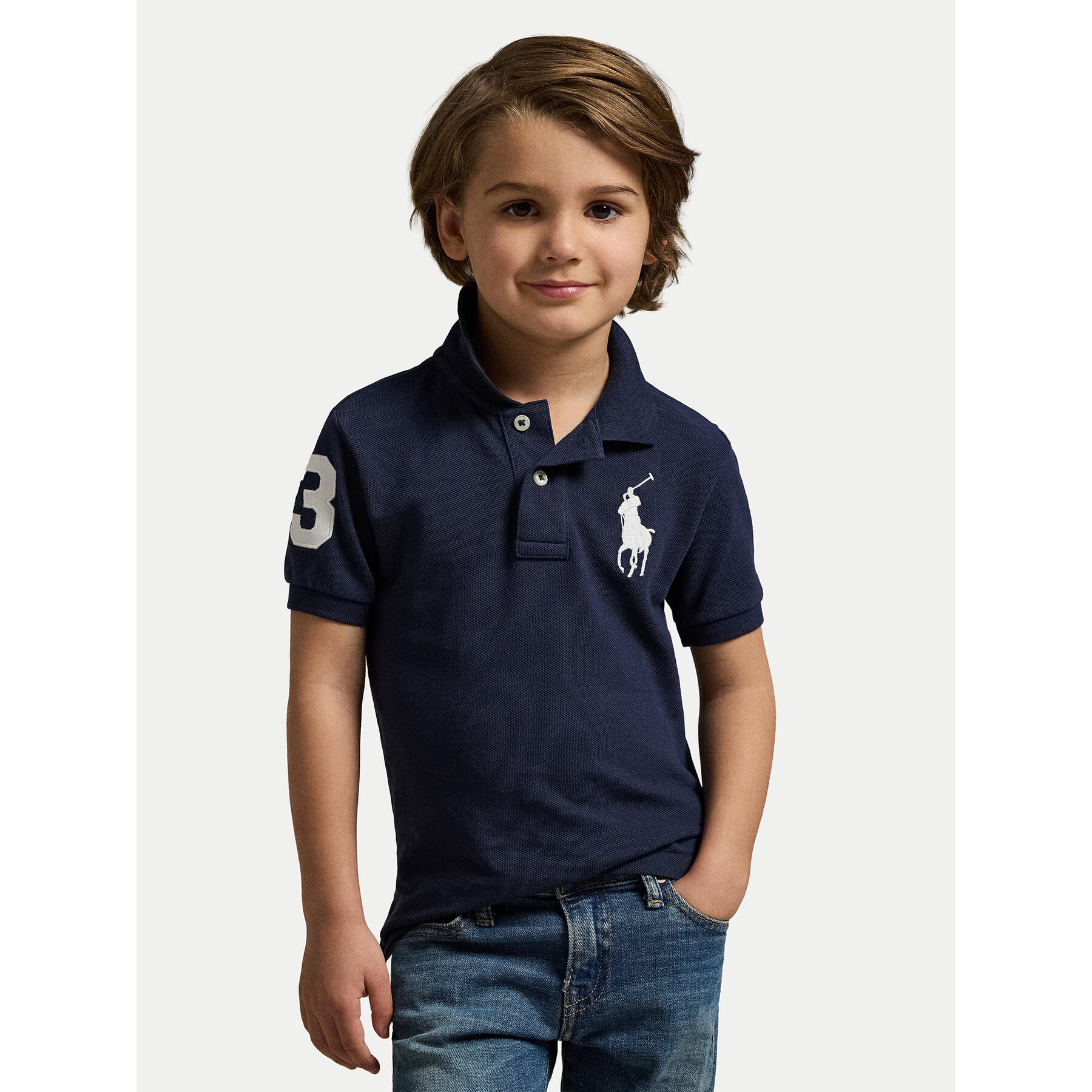 Polo Ralph Lauren Polo majica 322670257014 Mornarsko modra Regular Fit