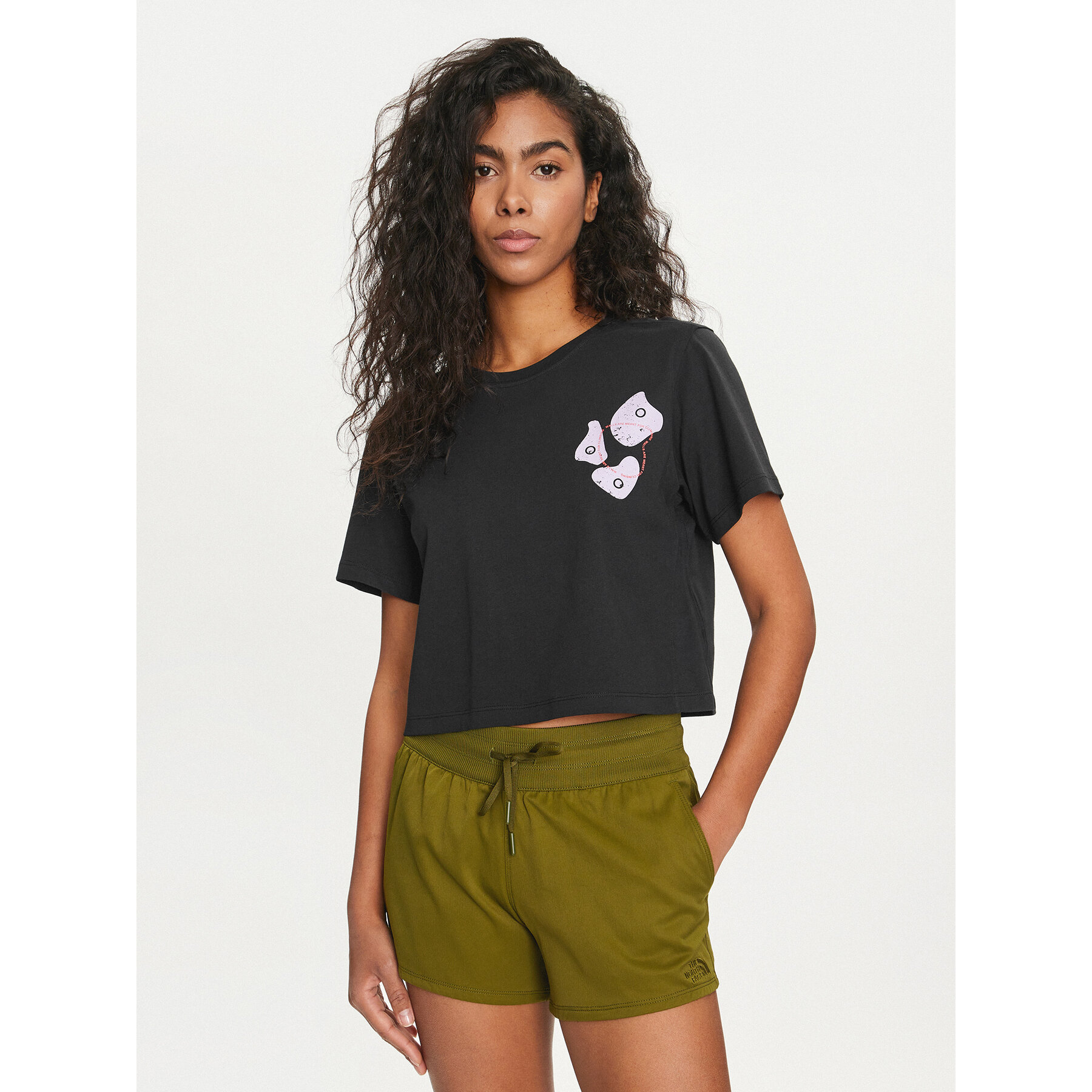 The North Face Póló NF0A87FJ Fekete Regular Fit