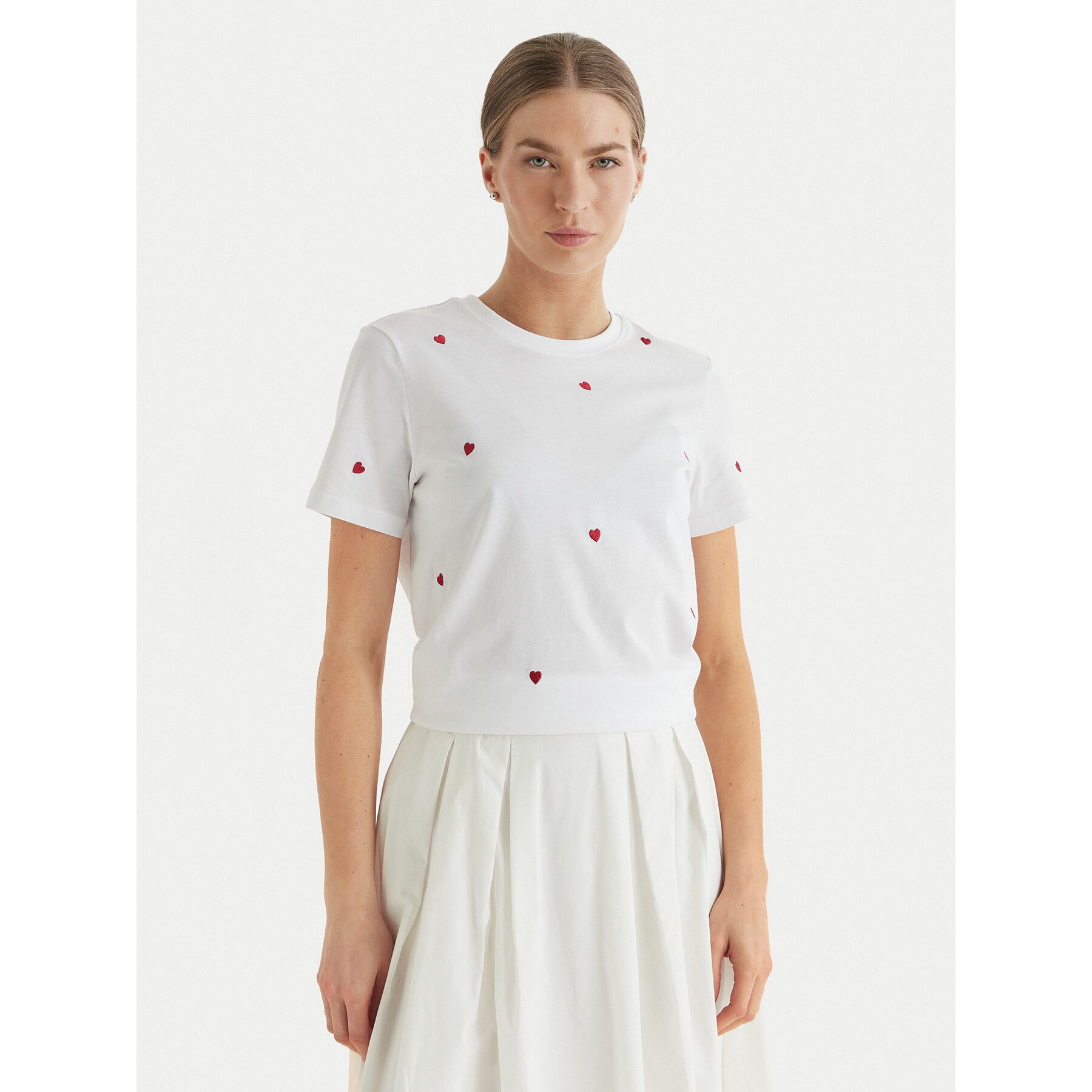 ONLY T-shirt Ketty 15288473 Bijela Regular Fit